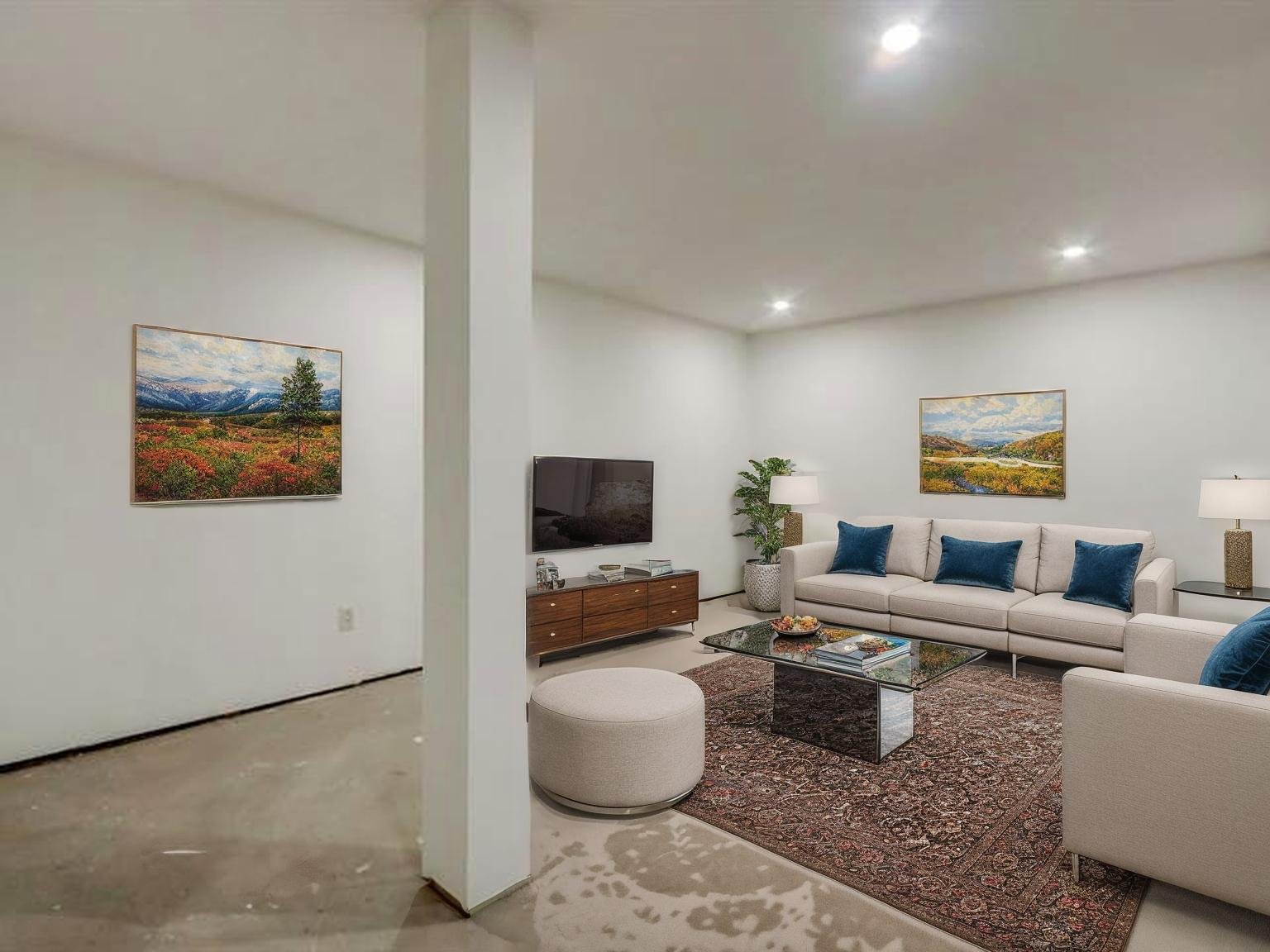 Photo virtuellement meublée