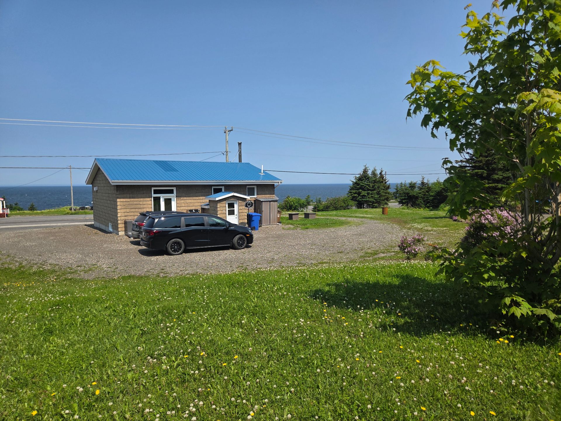 Back facade
