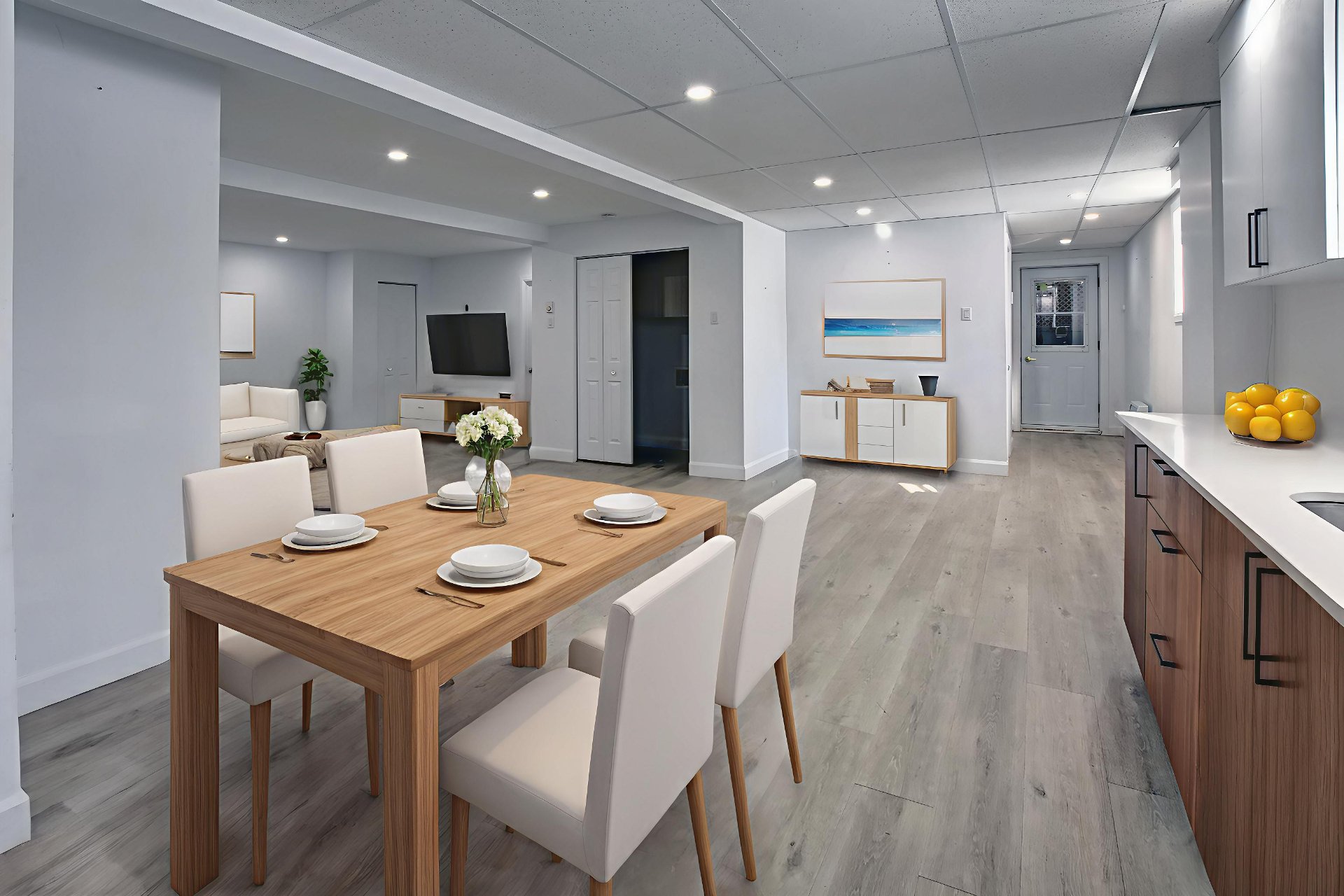 Photo staging sous-sol