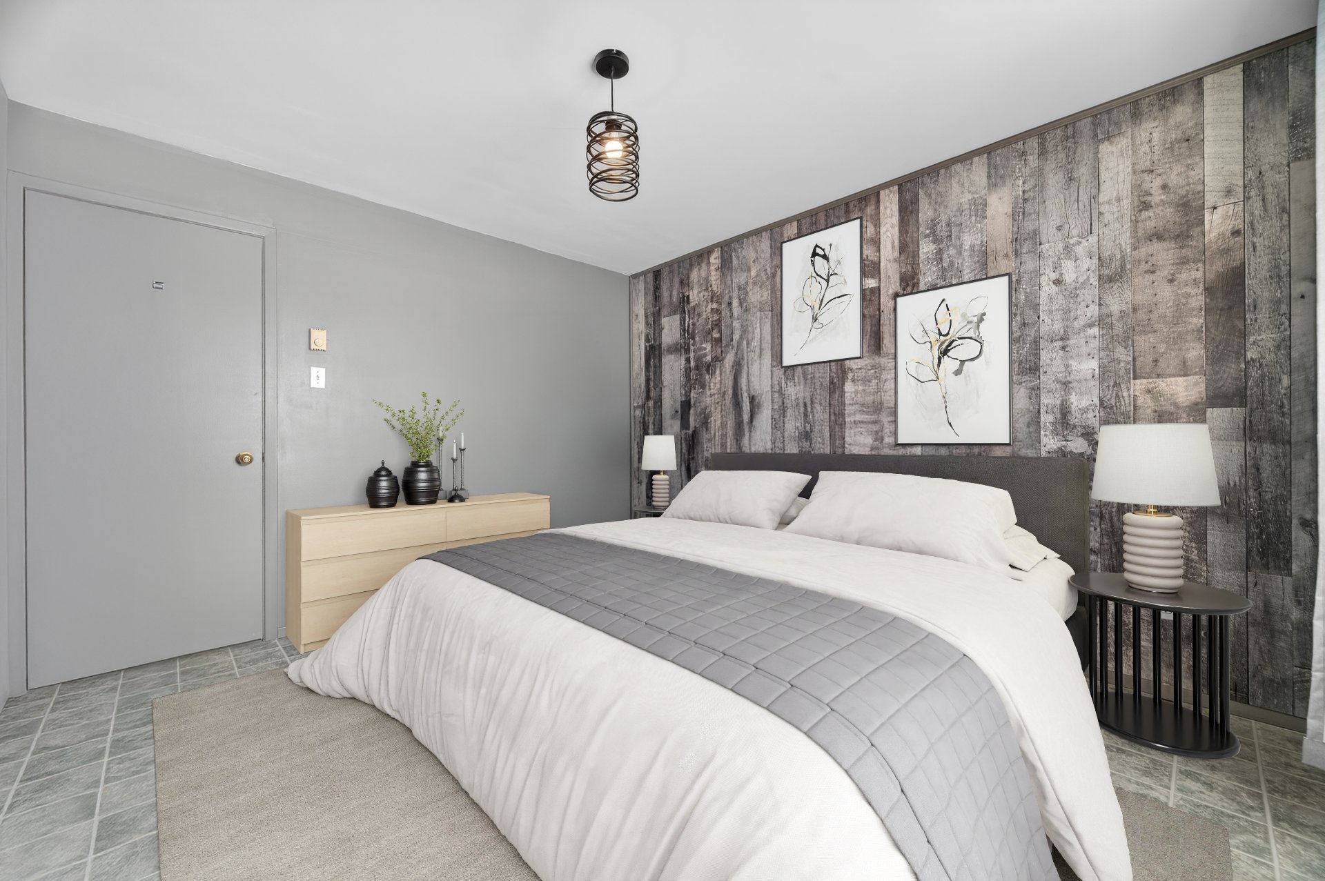 La photo a été modifiée par IA pour les meubles