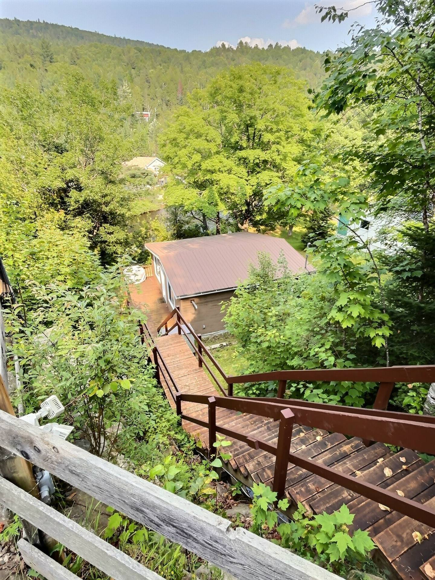 Escalier menant à la Propriété