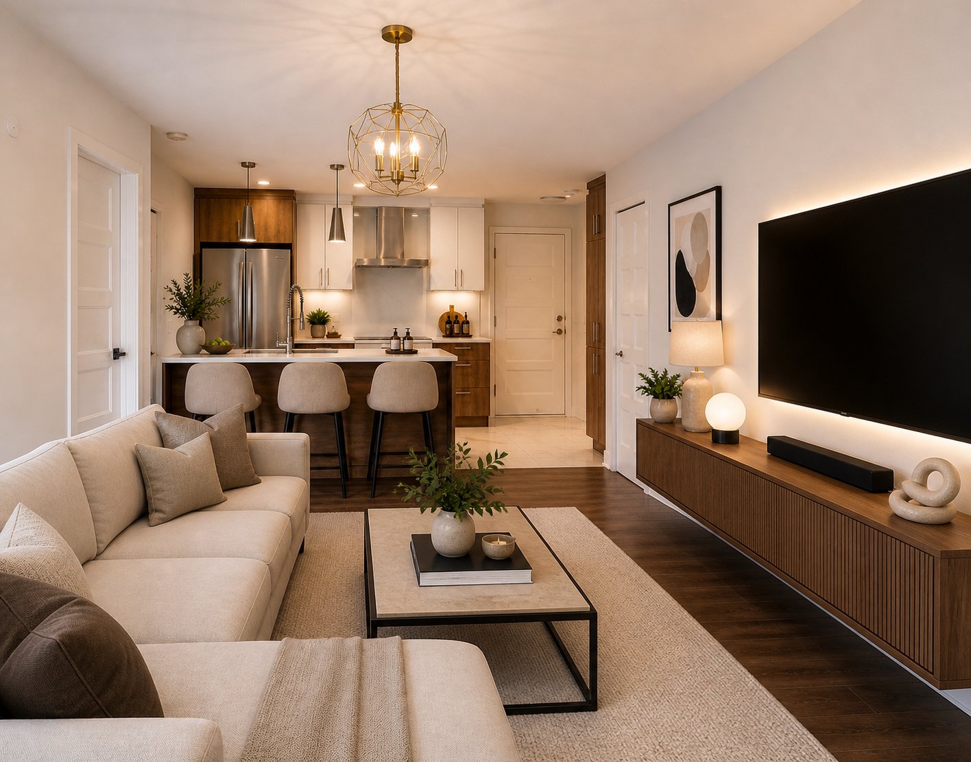 Virtual staging