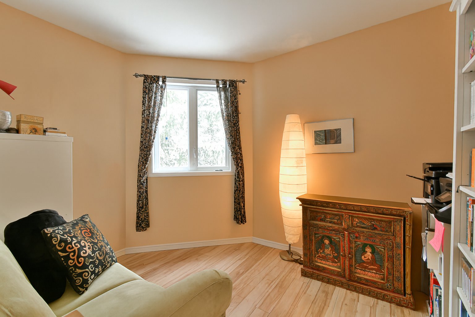 Could be the 3rd bedroom upstairs.