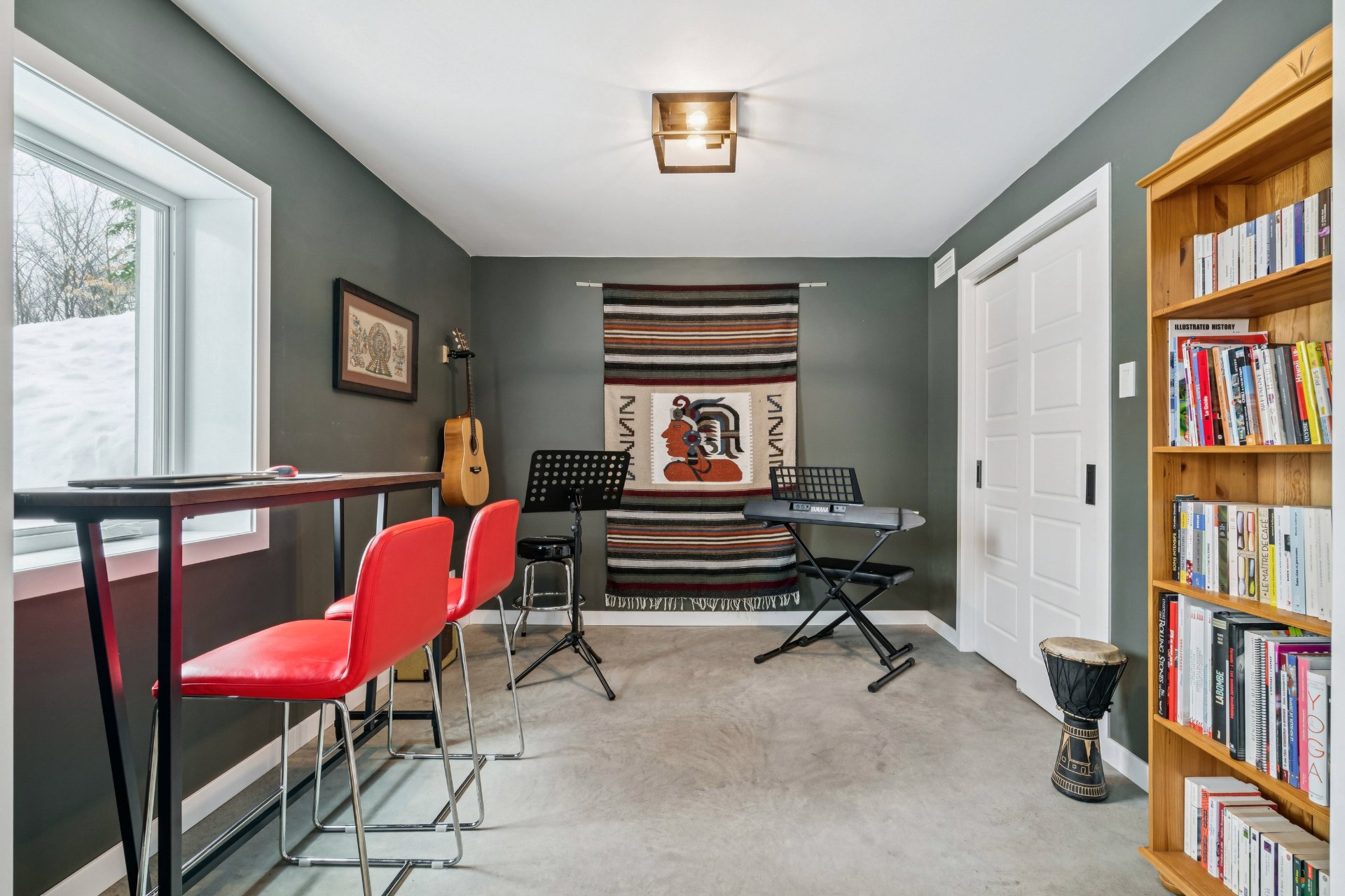 Salle de musique(option troisième chambre)