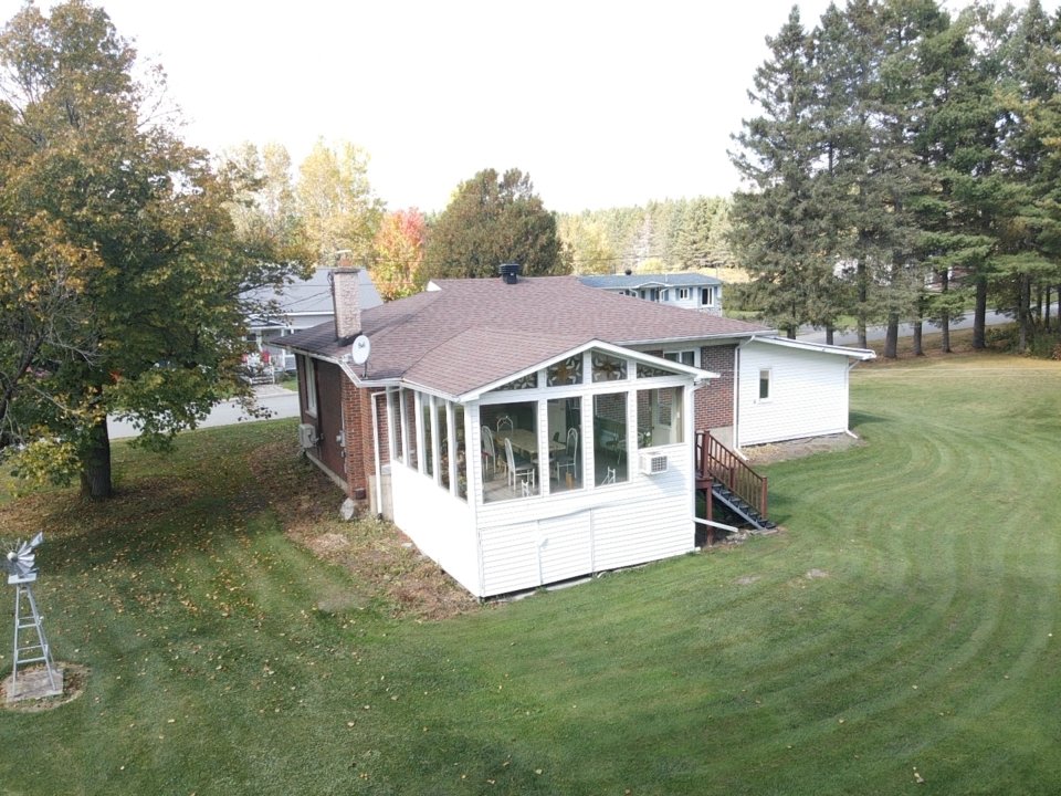 Back facade