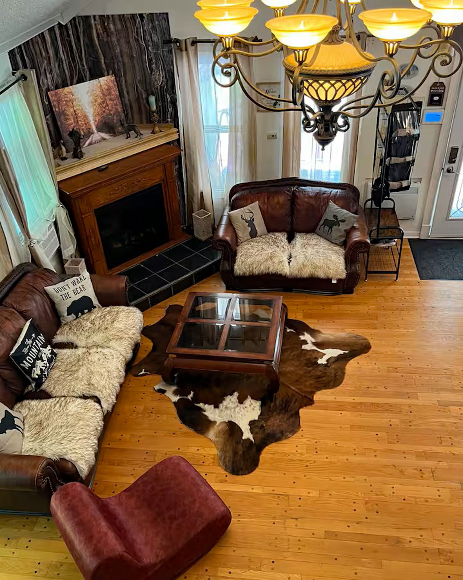 Living room seen from the mezzanine - Photo provid