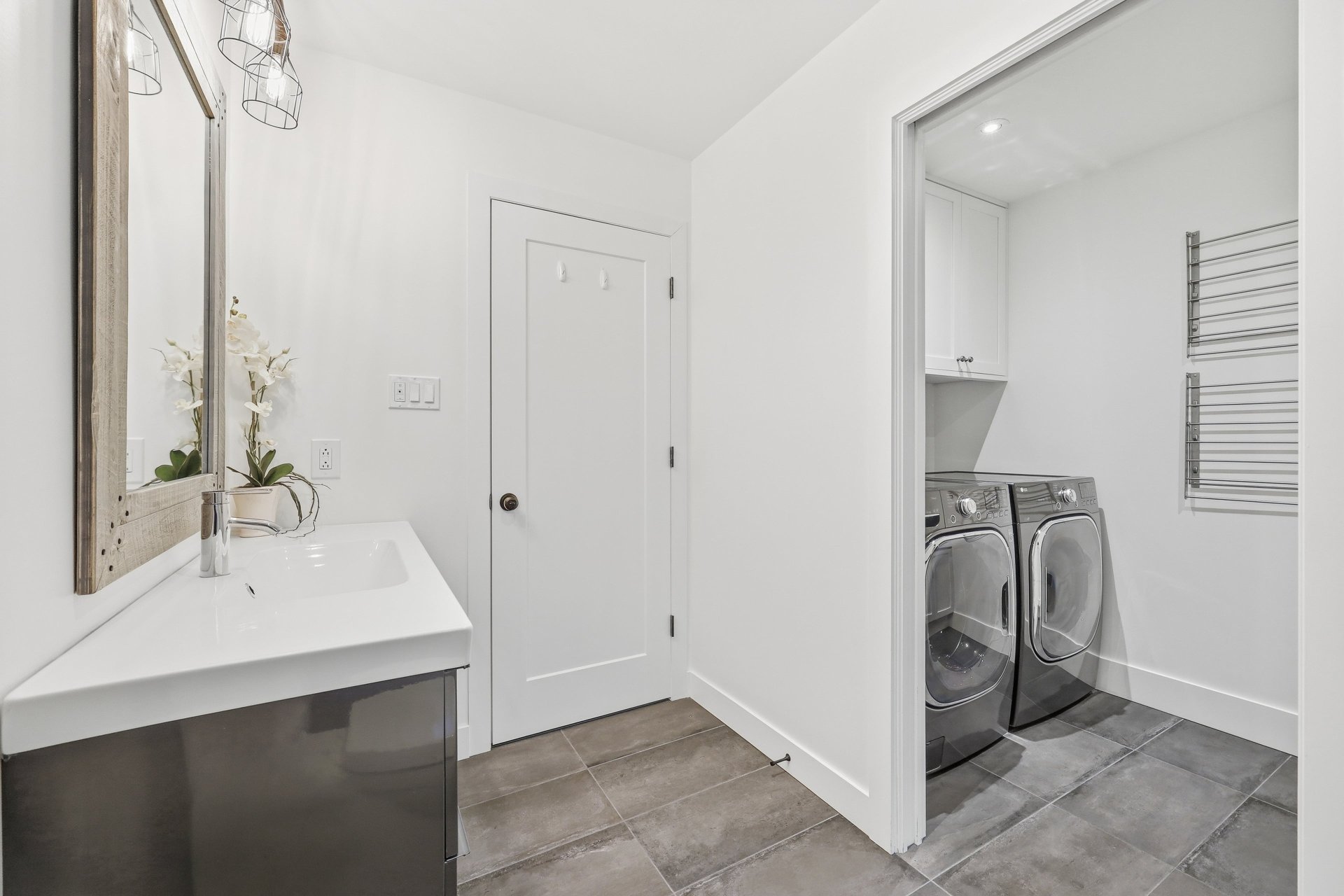 Salle de lavage intégré