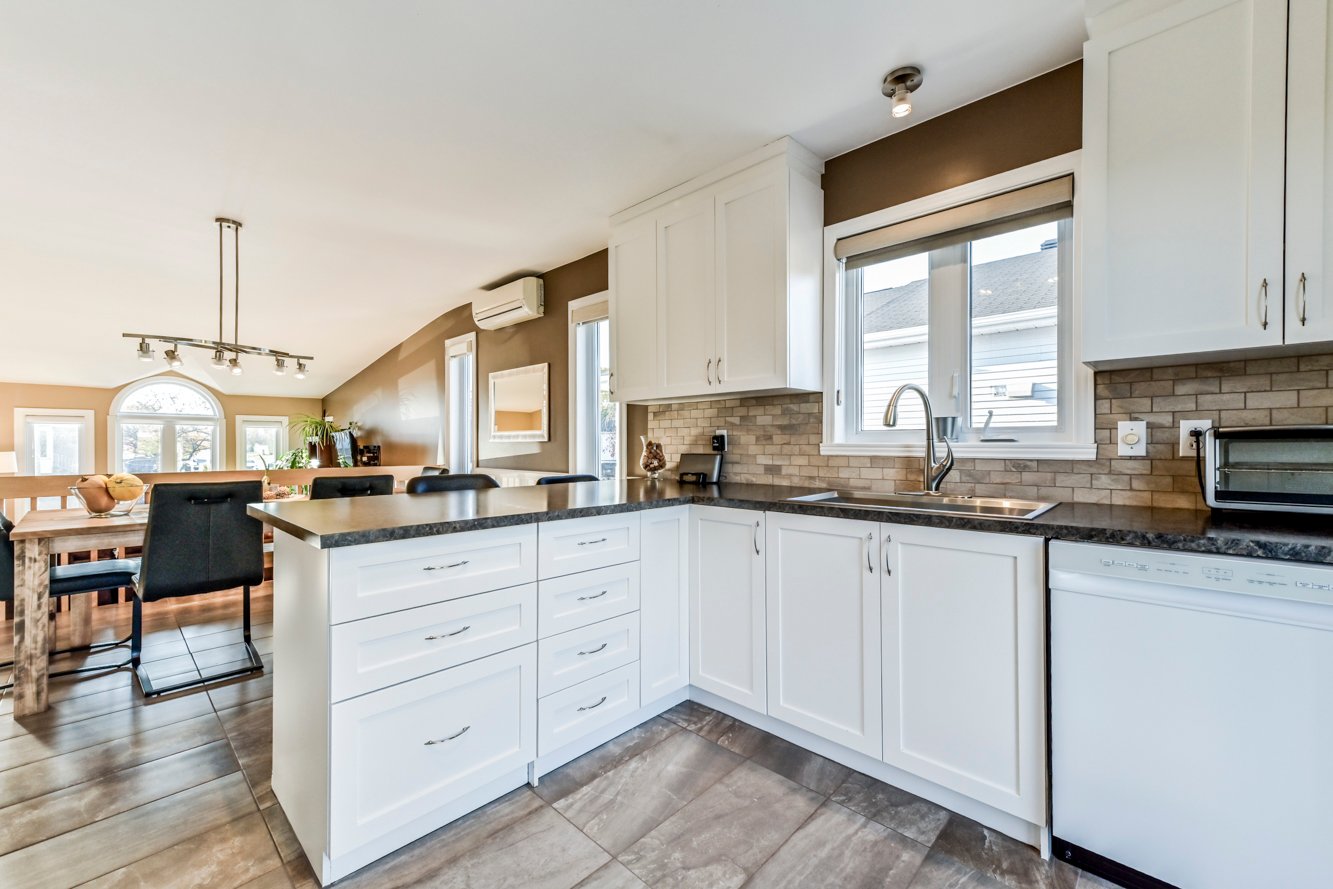 Plancher chauffant dans la cuisine