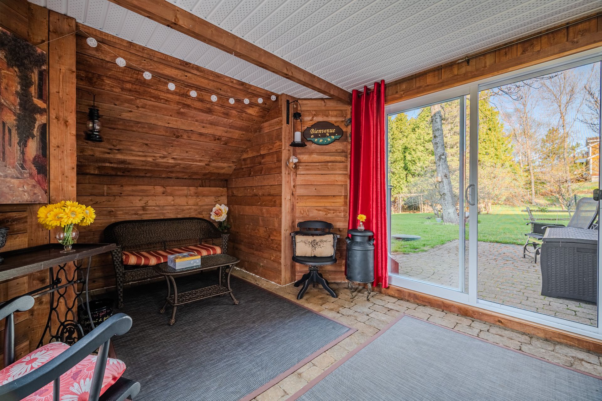 Petite véranda d'intimité