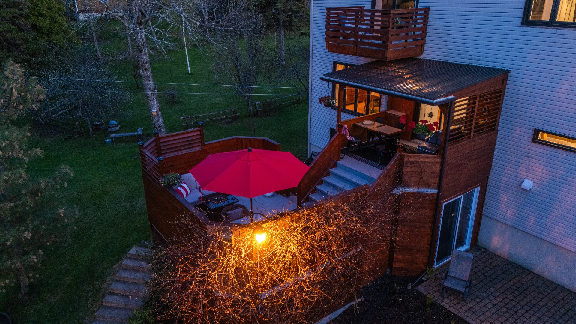 Le soir venu pour en profiter aprés le travail