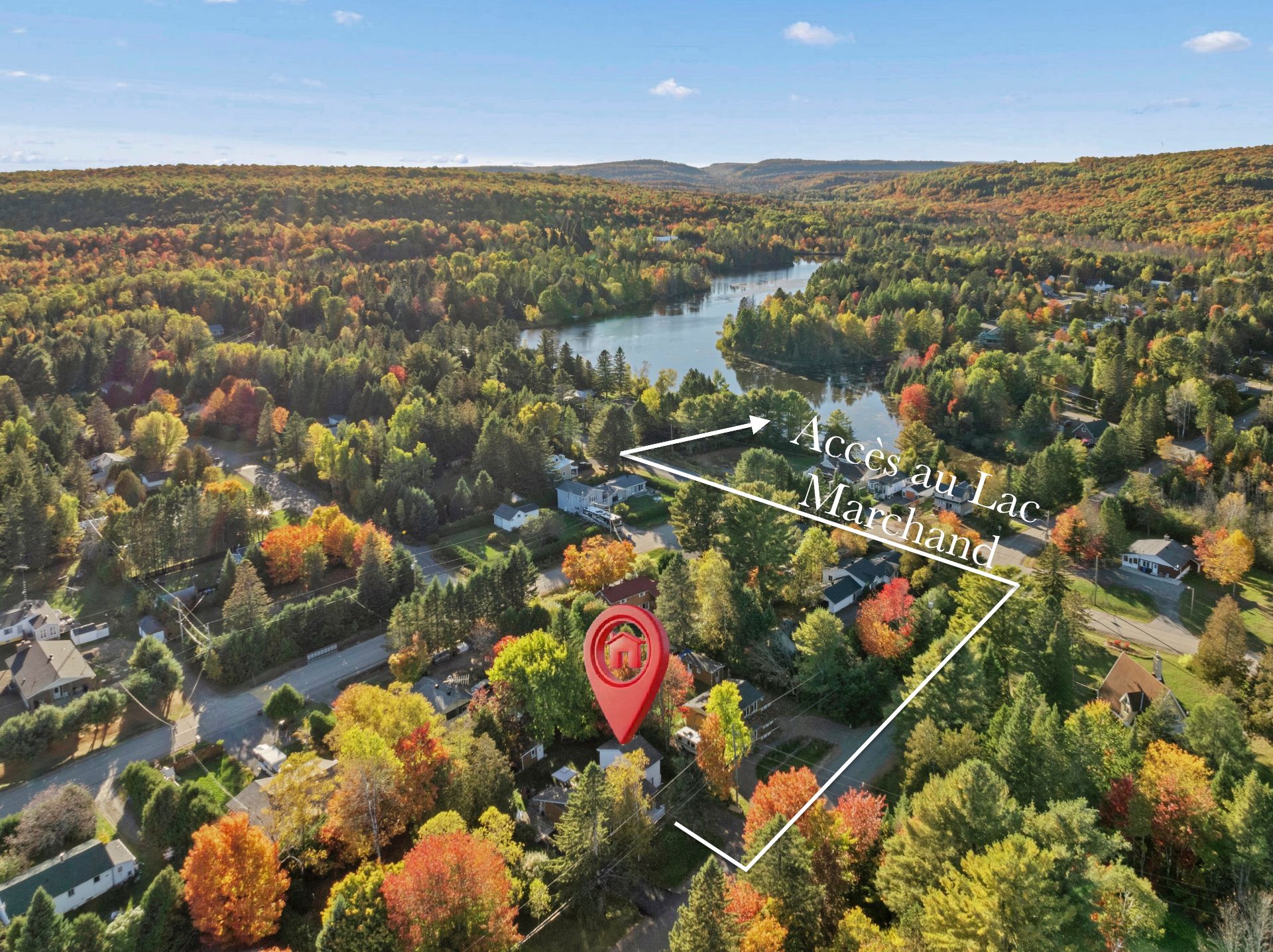 Access to a body of water