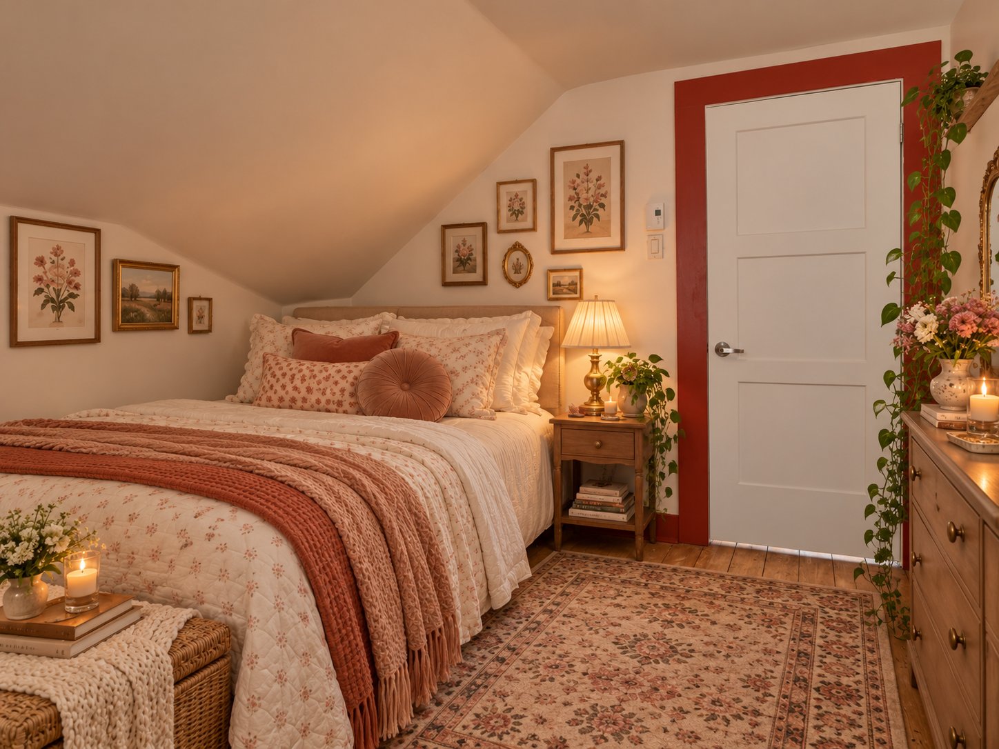 Chambre aménagée par intelligence artificielle