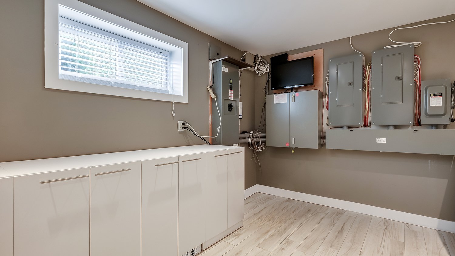 Salle de lavage et salle technique