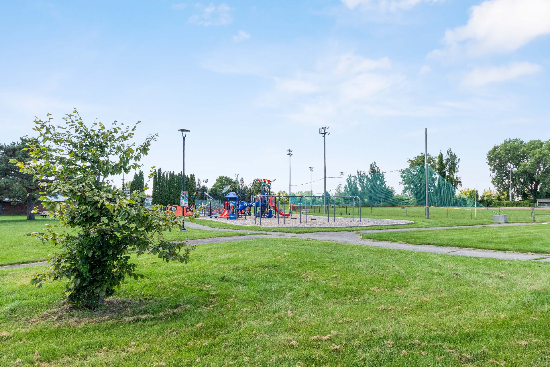 Parc en façade