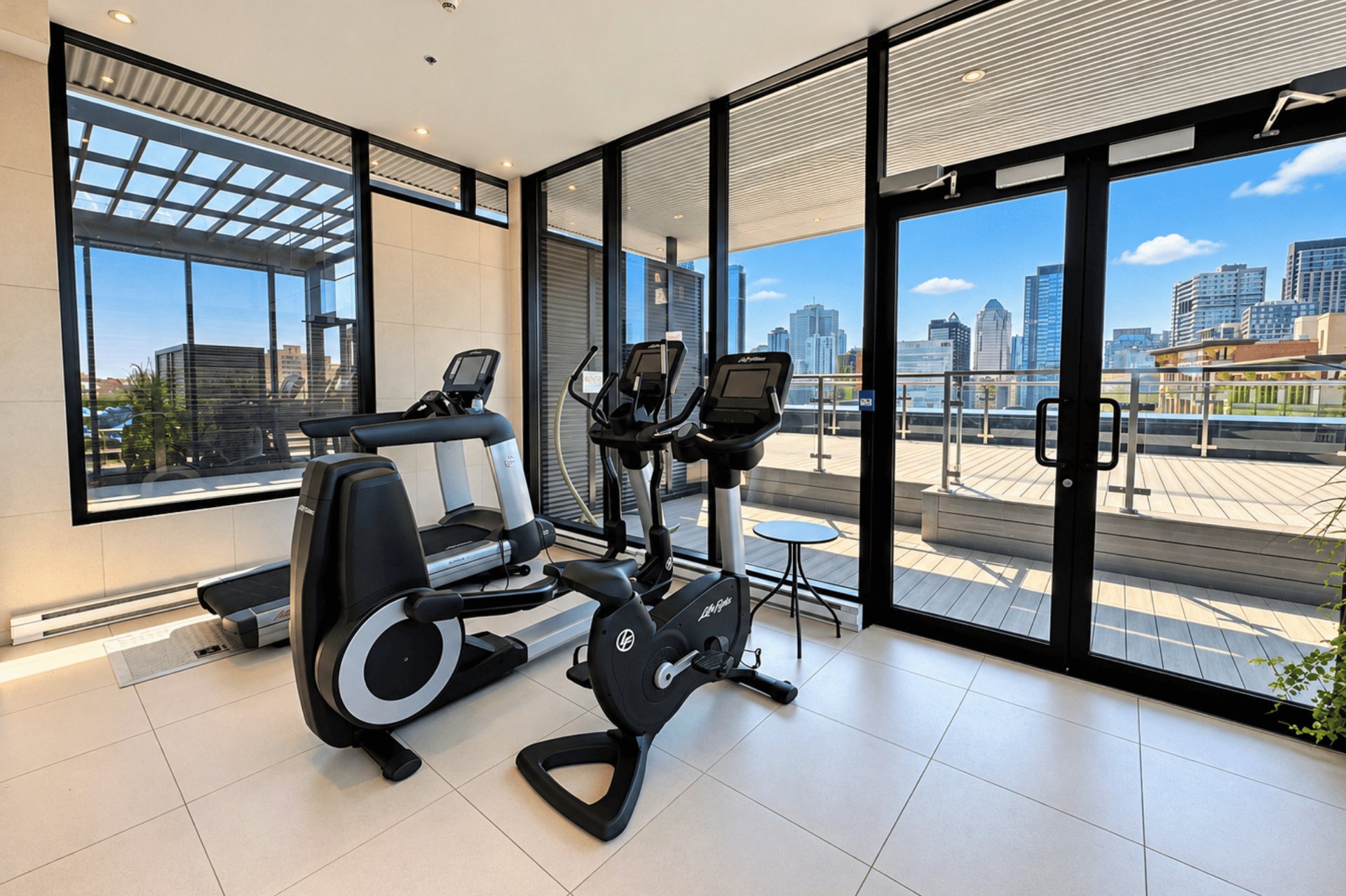 Salle d'exercice