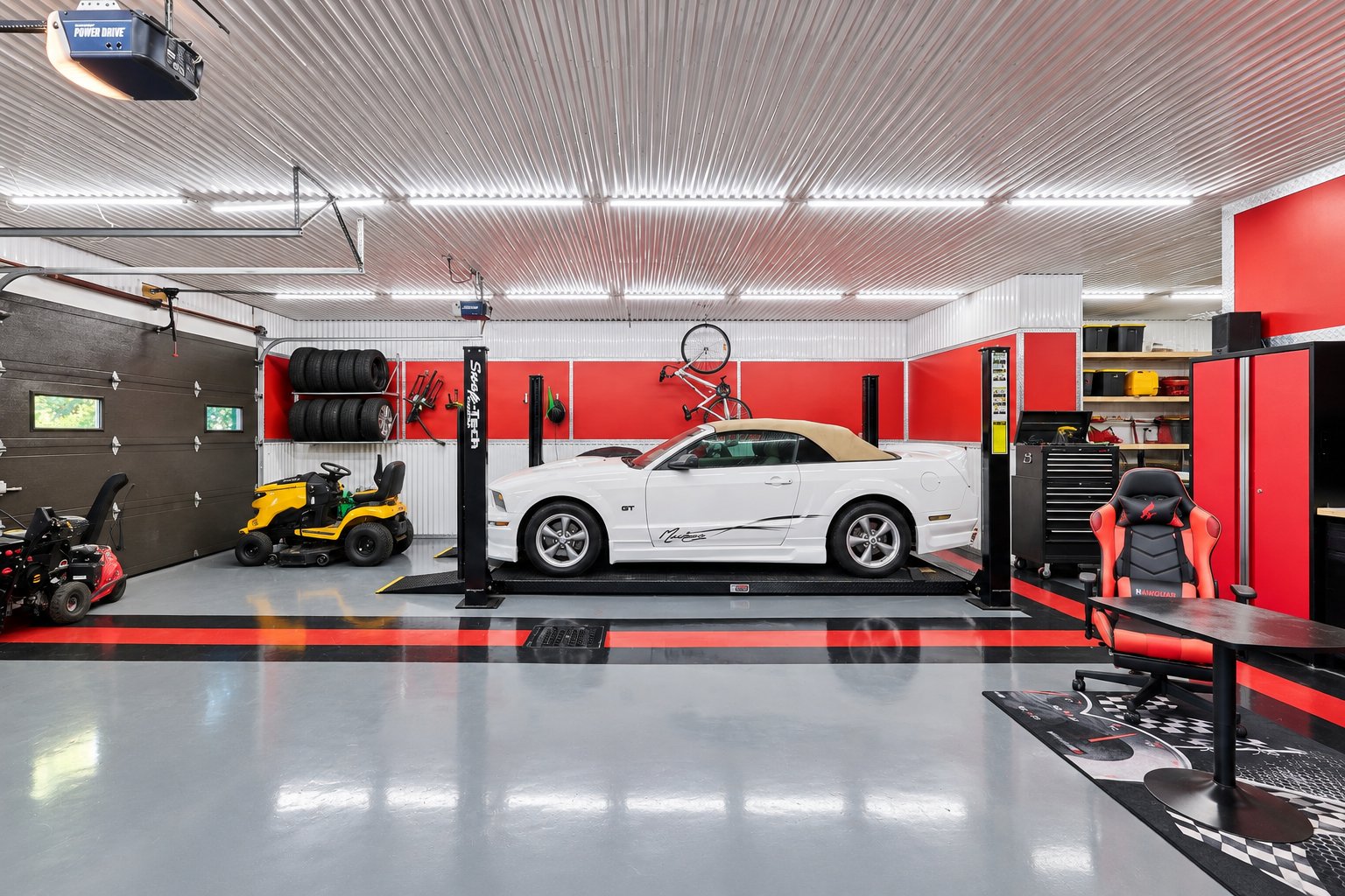 Garage triple détaché