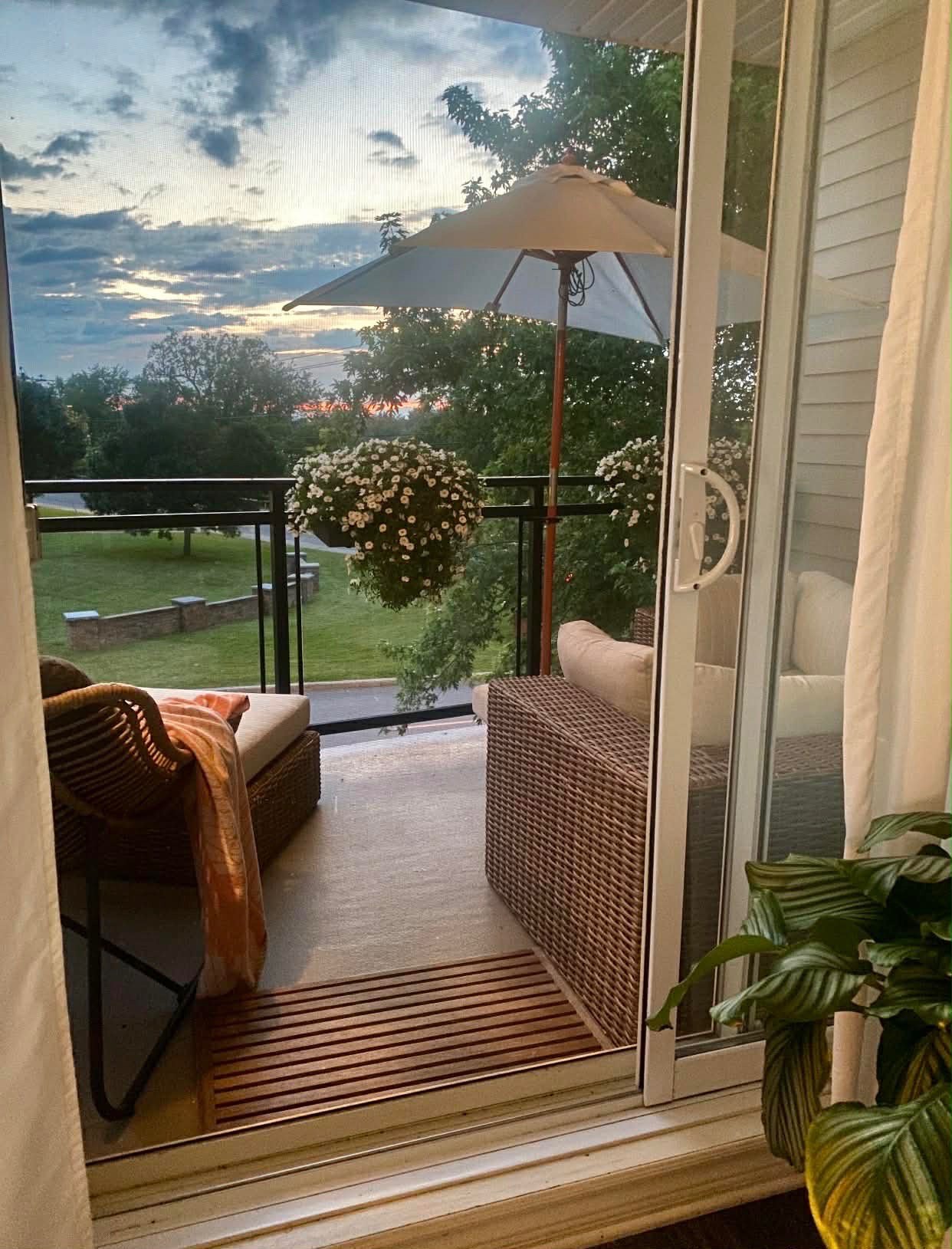 Front balcony view
