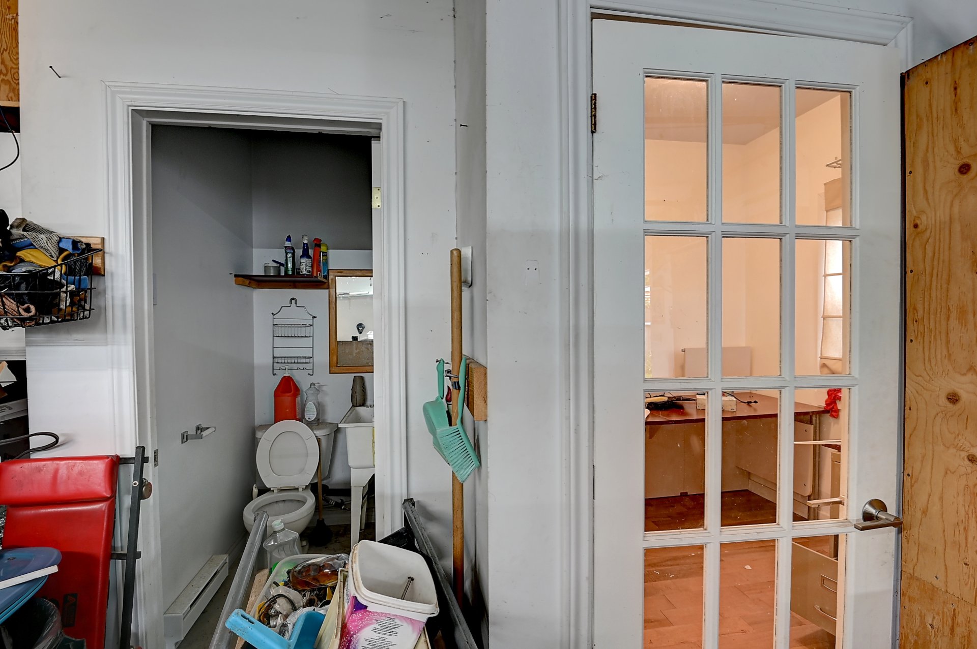 et bureau du garage