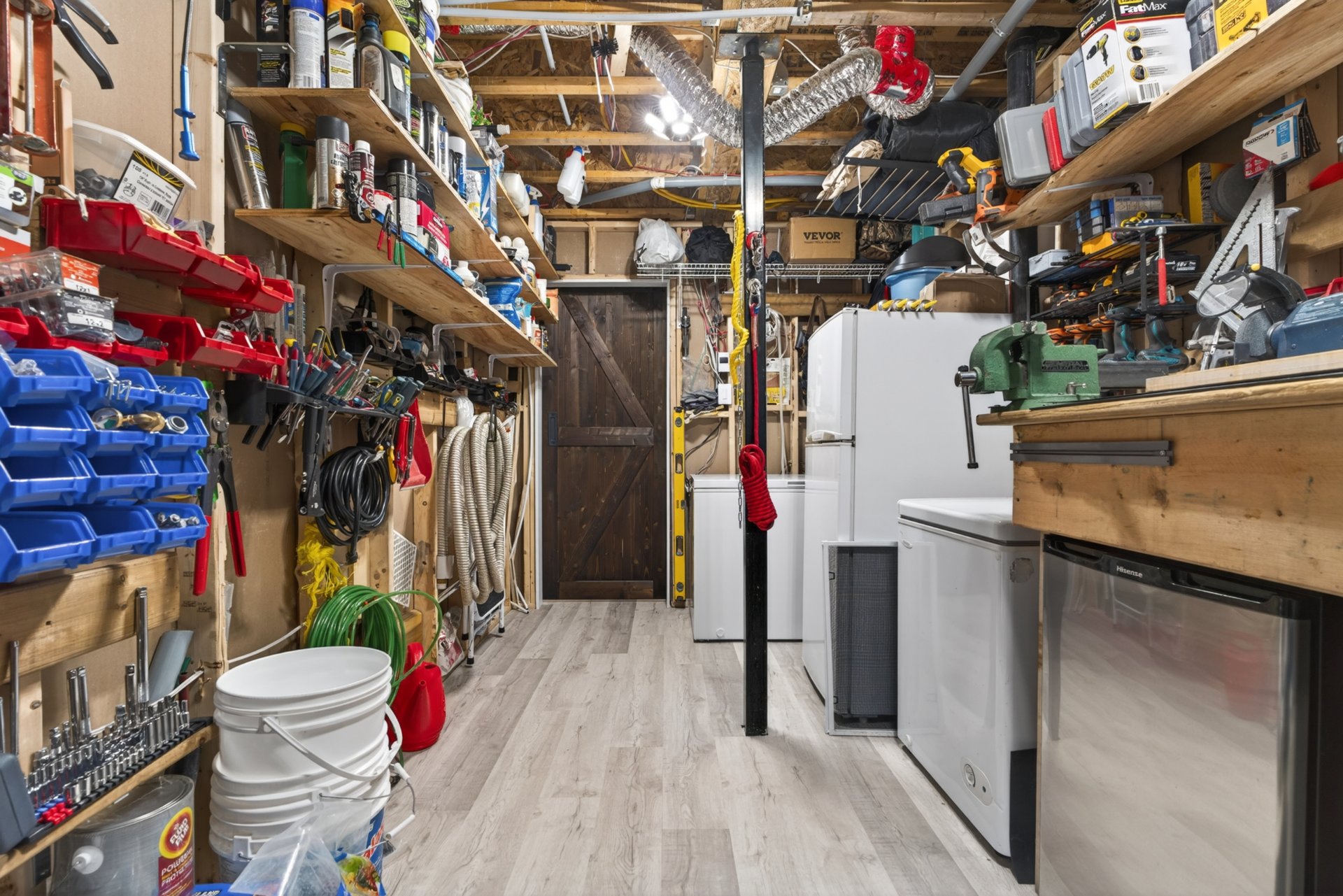 Workshop and mechanical room