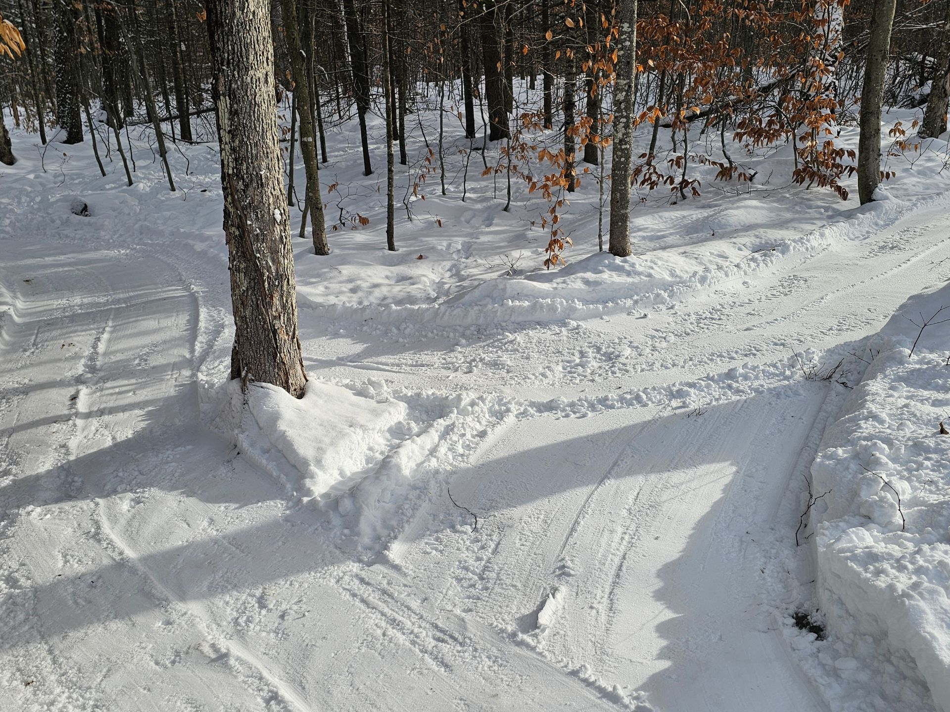 sentier motoneige