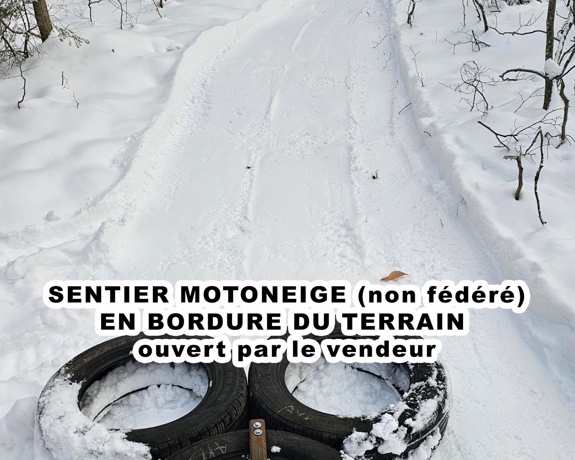 sentier motoneige