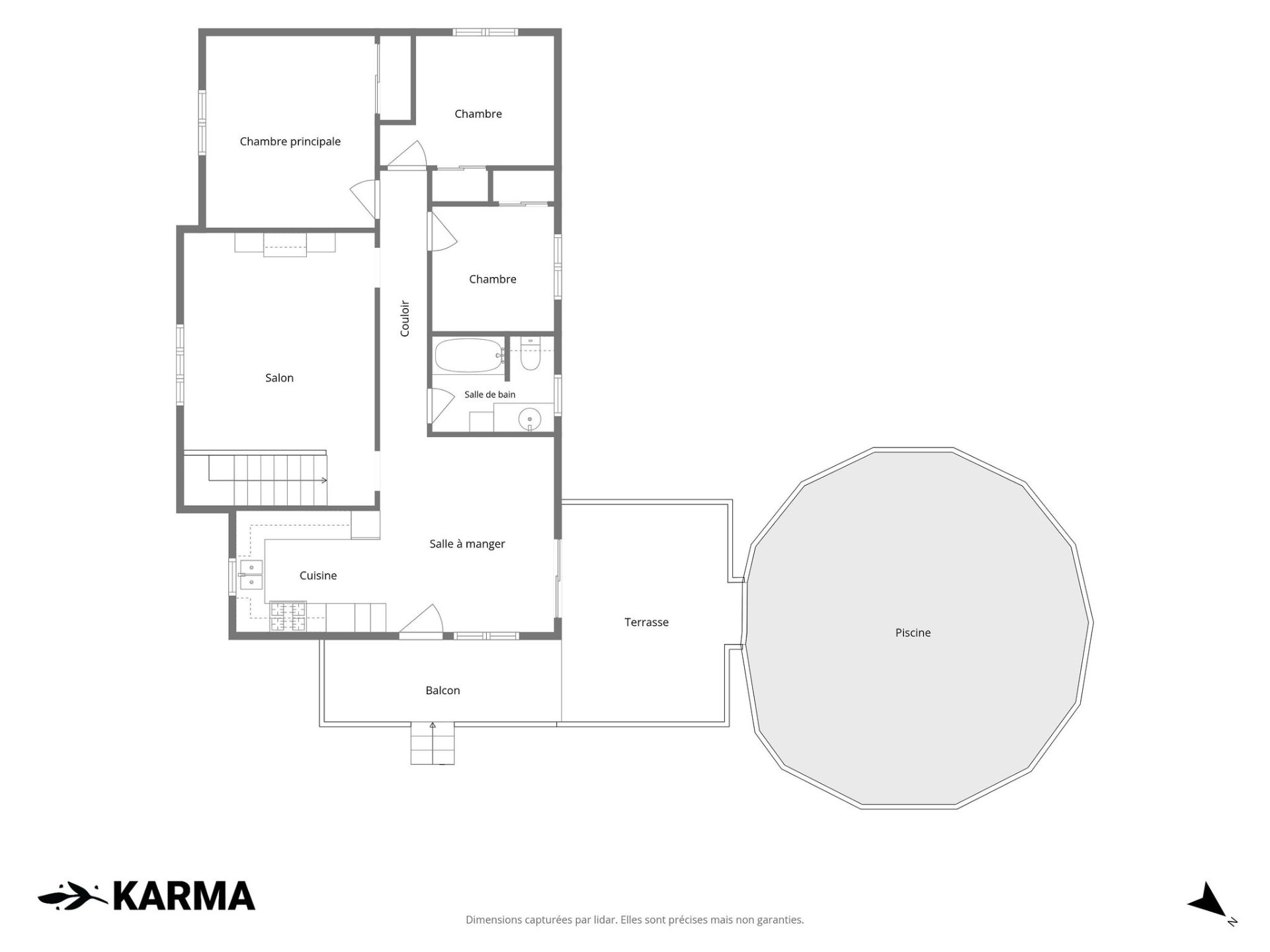 Plan du rez-de-chaussée