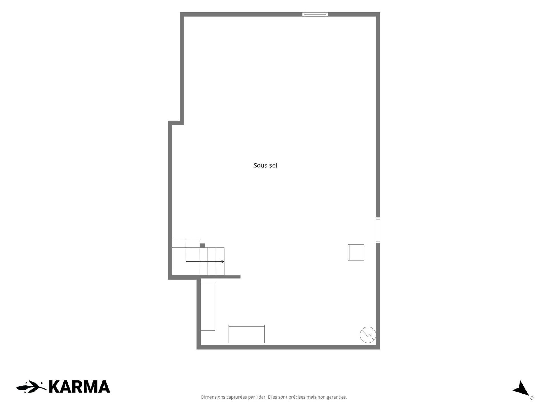 Basement floor plan