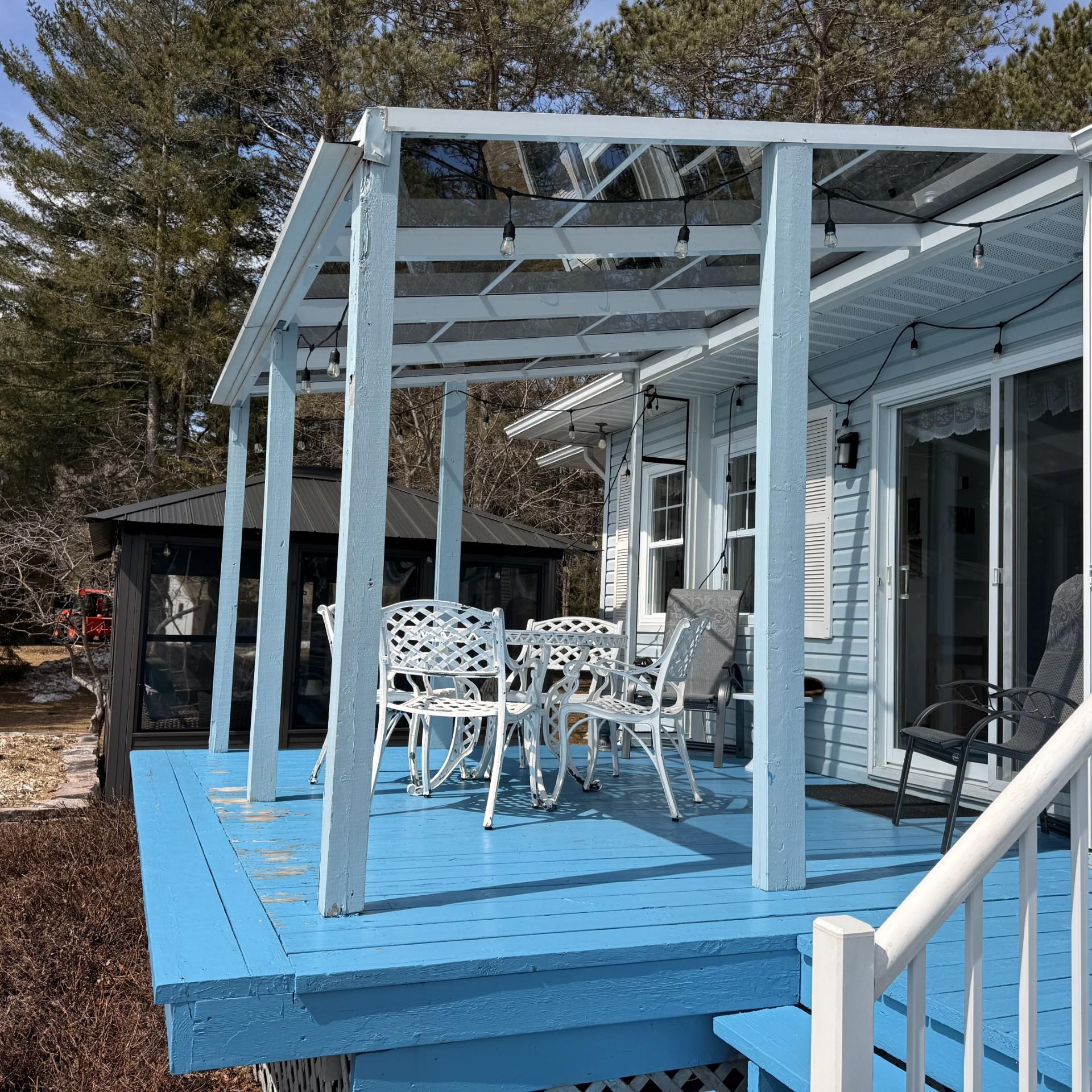 Balcon devant le lac