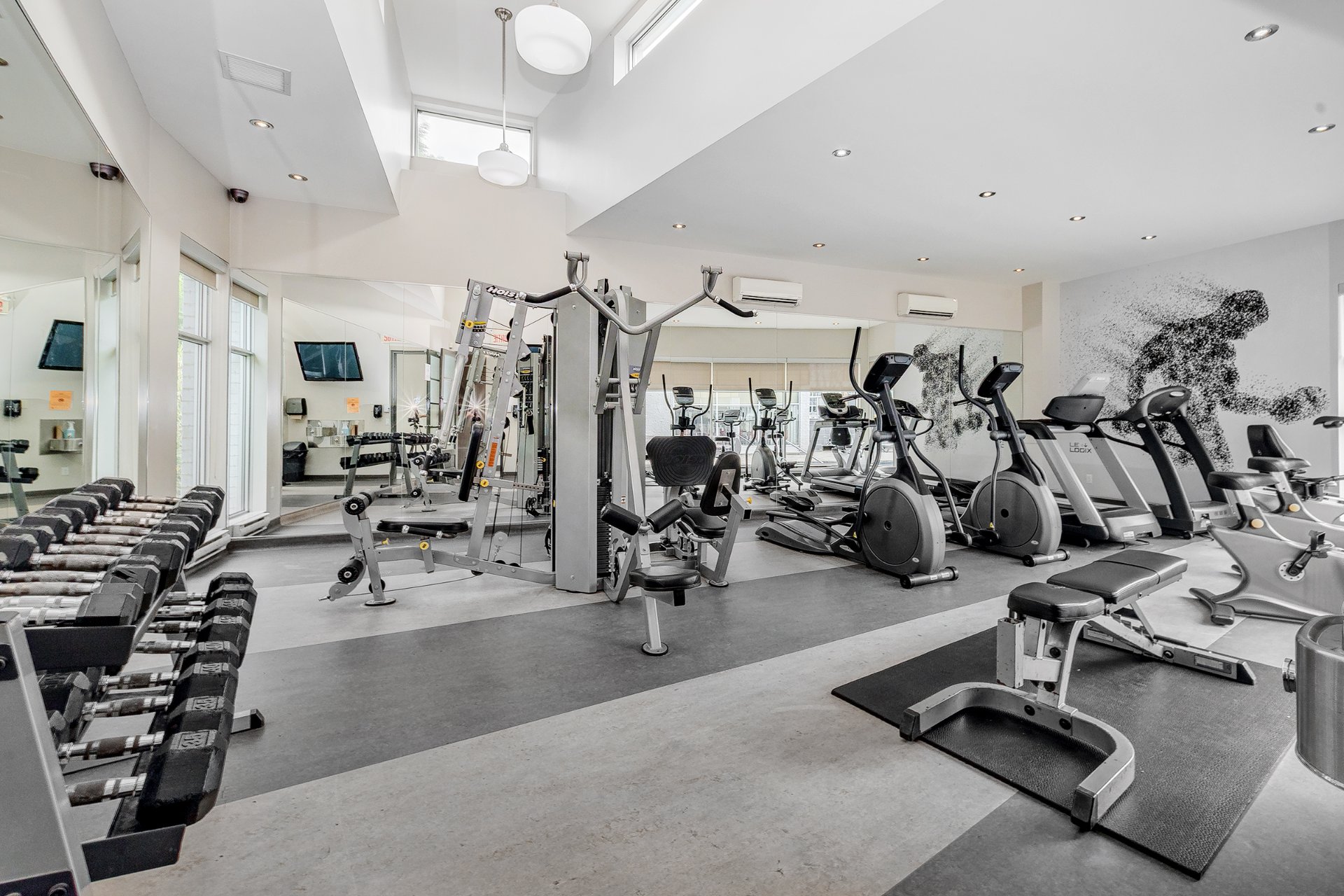 Salle d'exercice