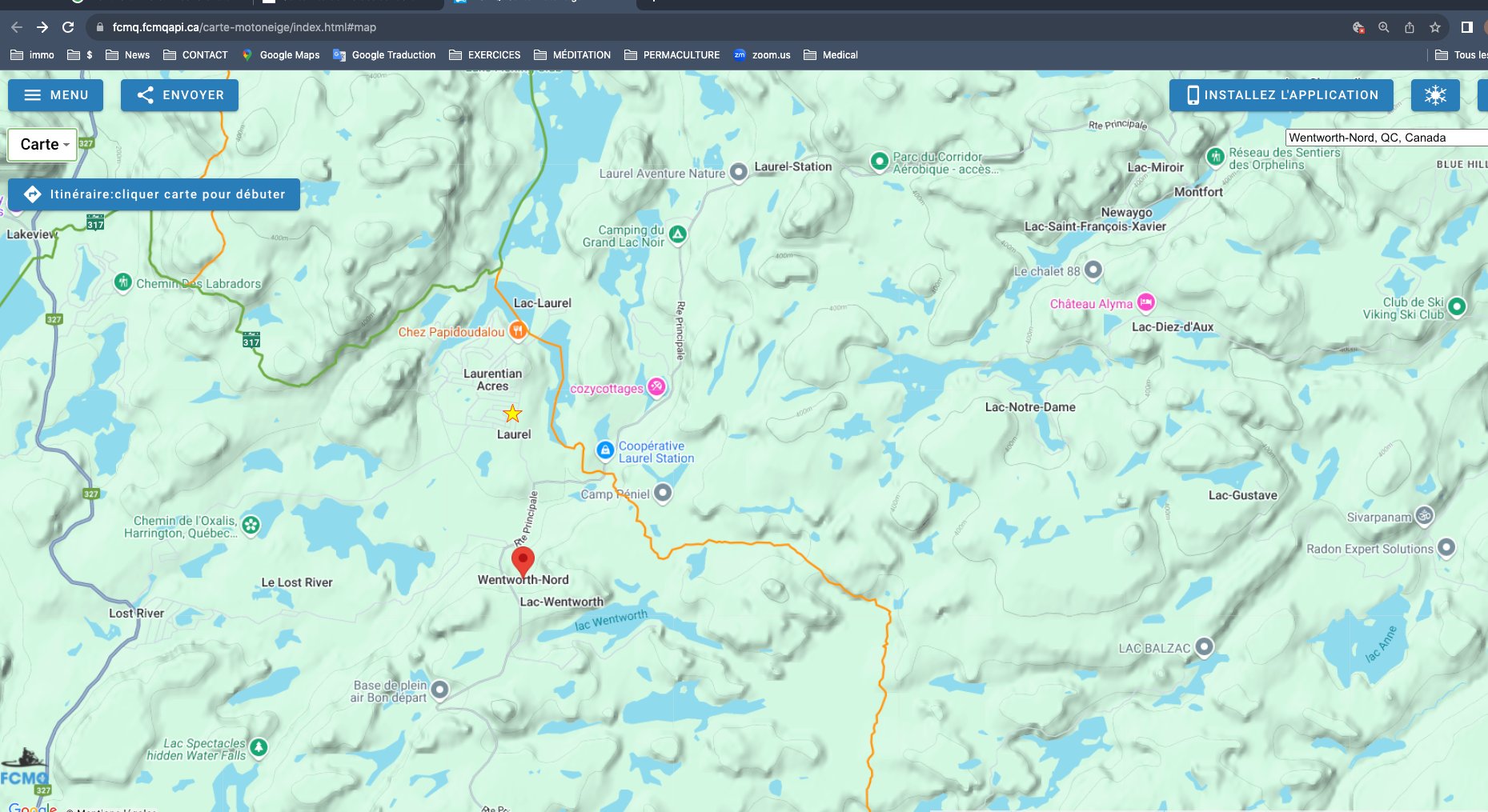 sentier motoneige,VTT