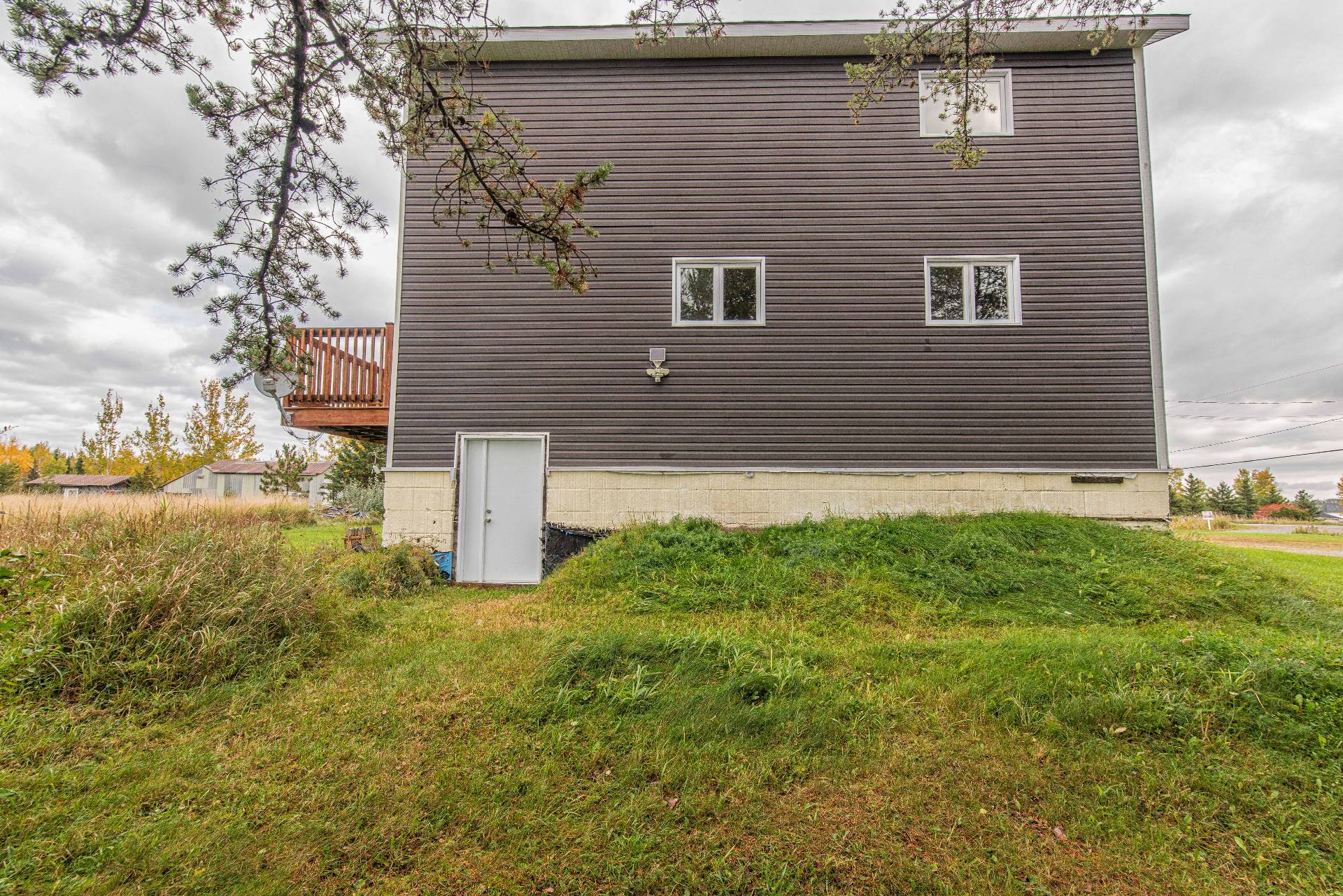 Back facade