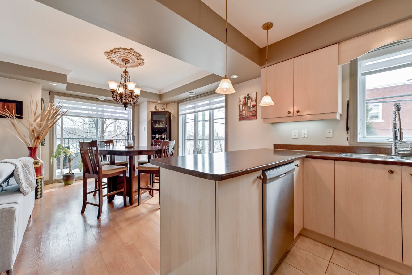 Pièces communes à aire ouverte