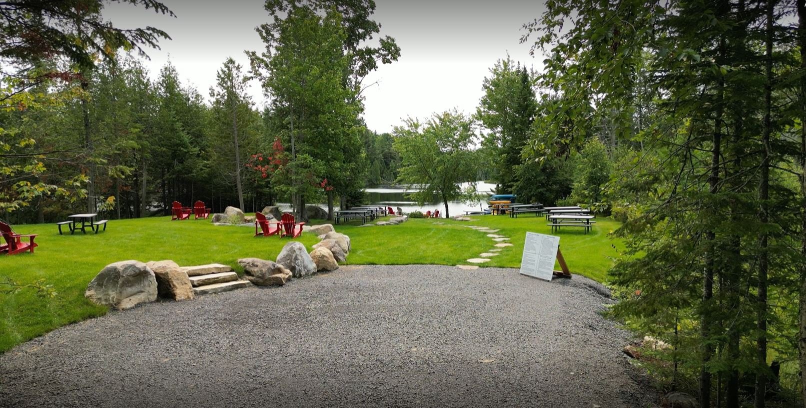 Parc-plage aménagé
