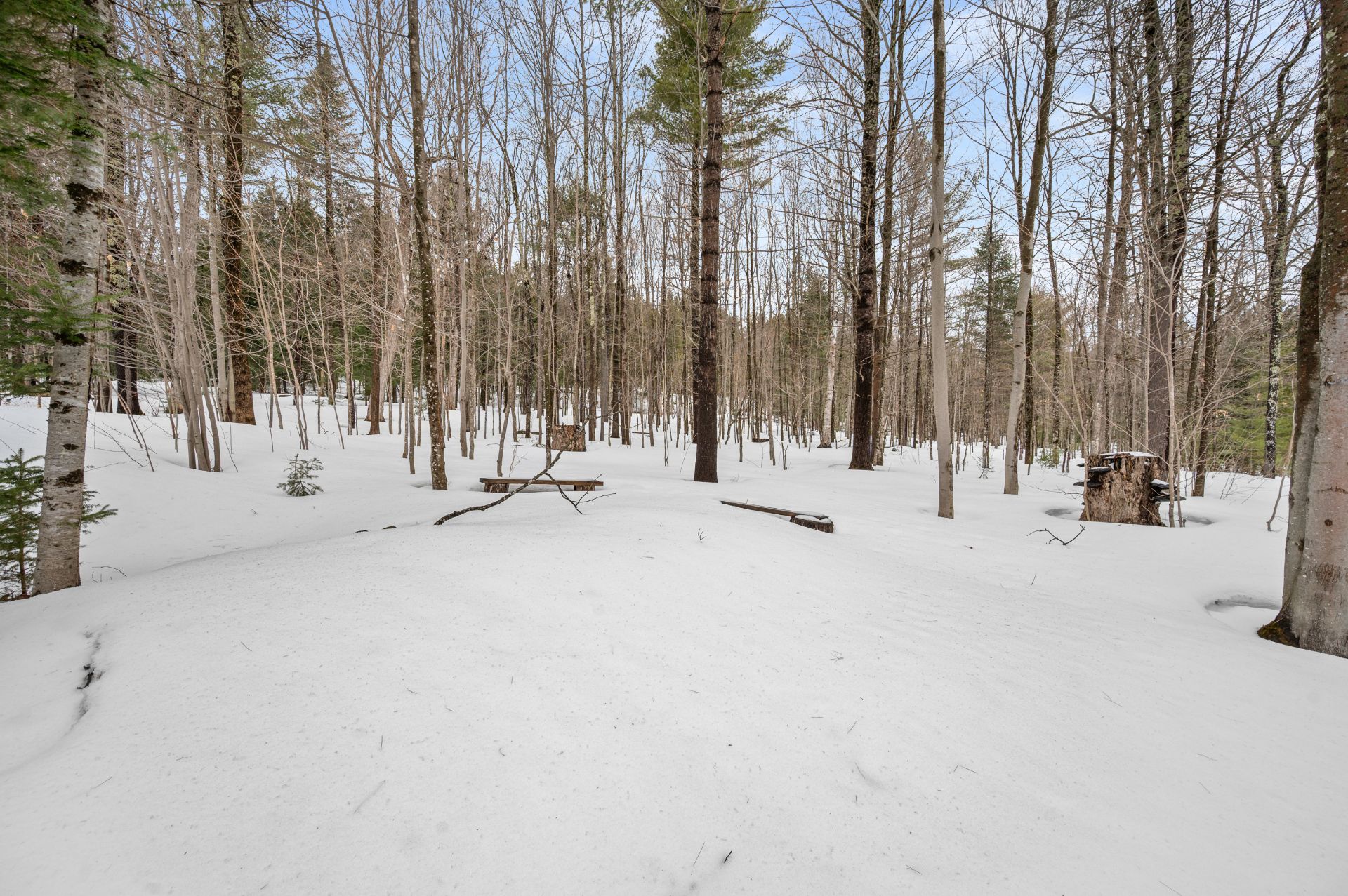 Accès direct aux ski de fonds du Gai-Luron