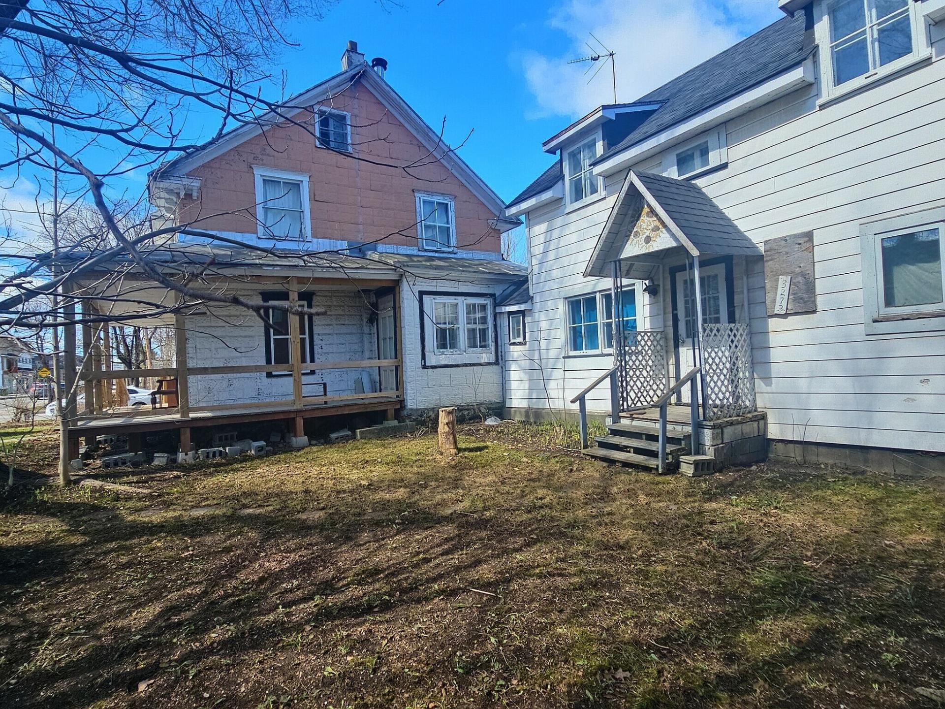left view of the two houses