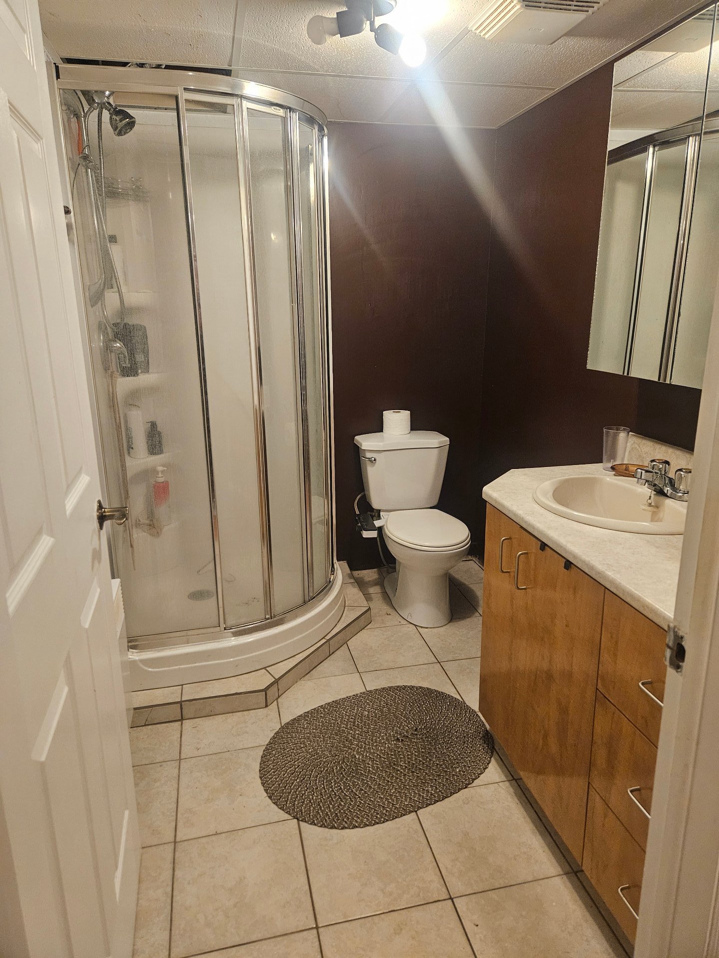 salle de bain du sous-sol