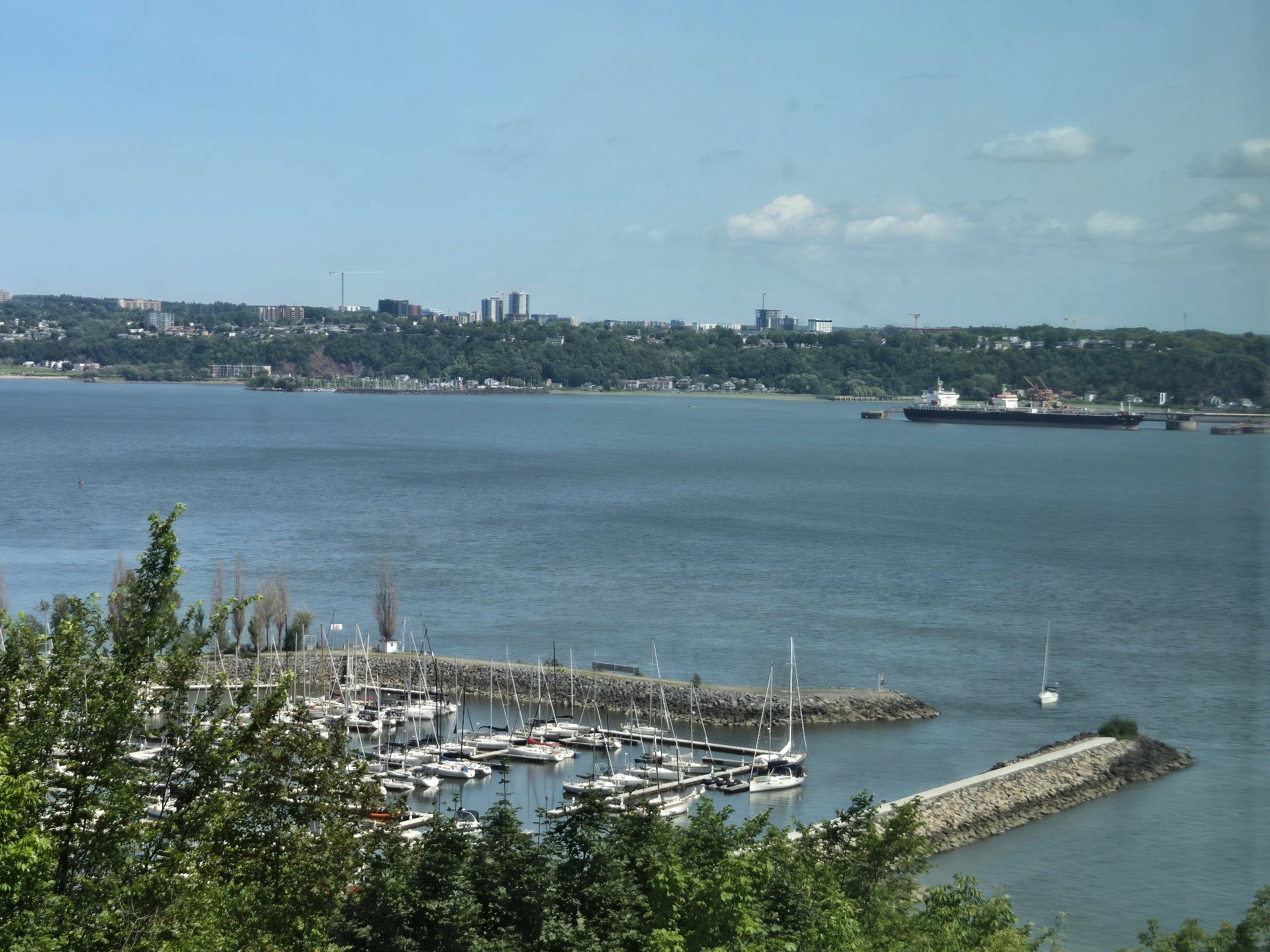 vue grandeur réelle à partir de la baywindow