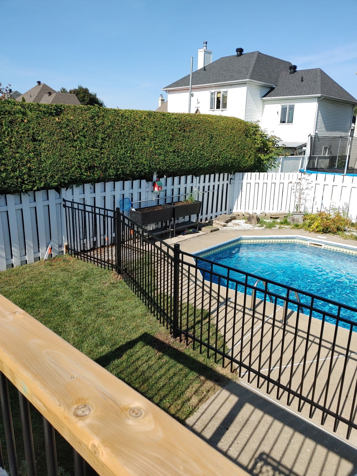 Clôture pour sécuriser la piscine