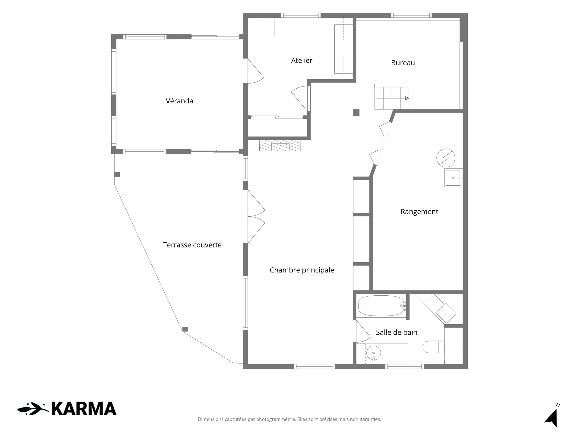 Plan du Rez-de-jardin