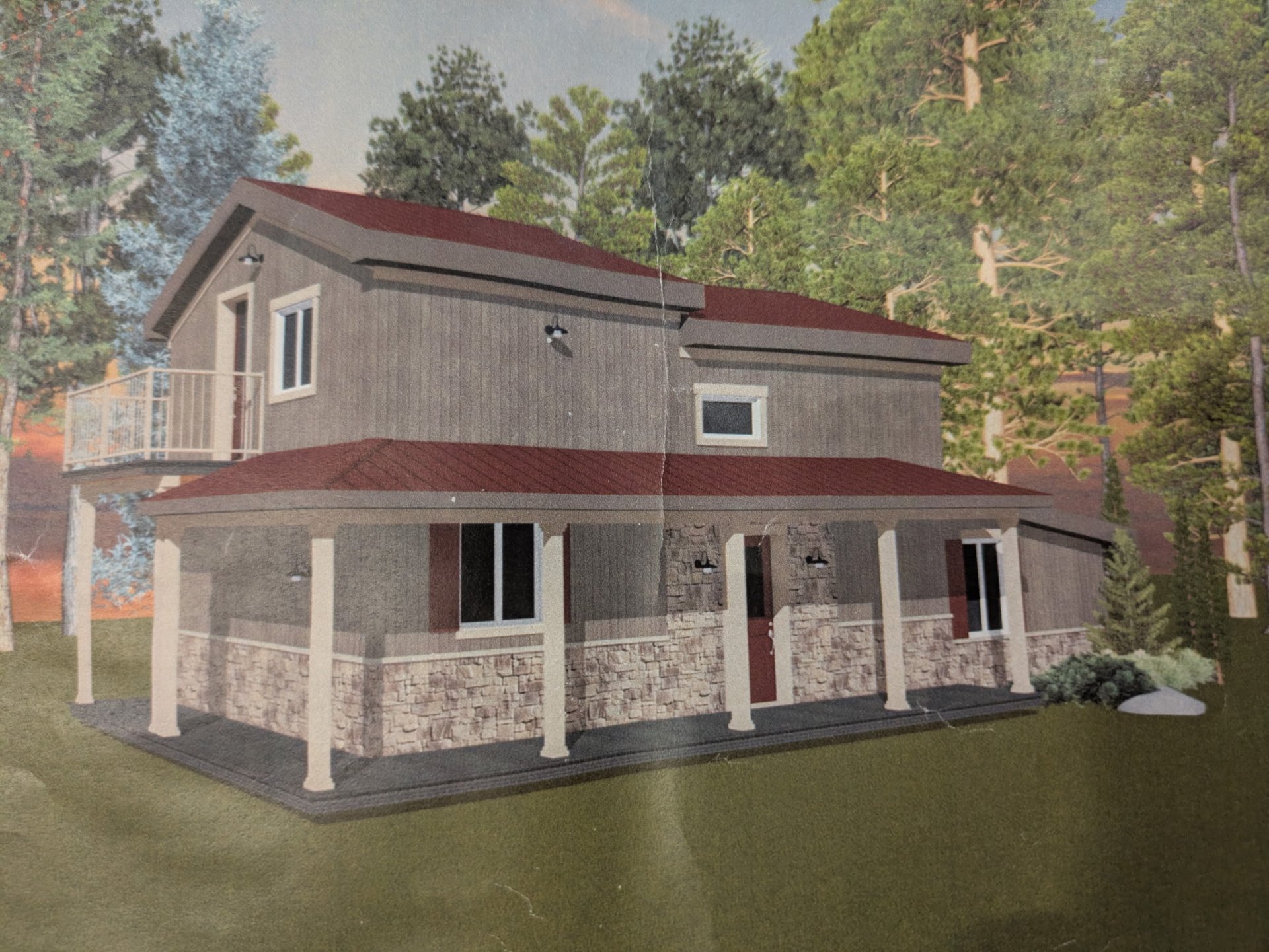 plan de rénovation extérieur à titre indicatif