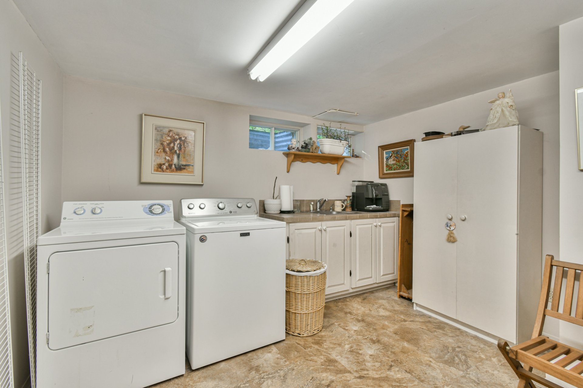 Access to the cold room.