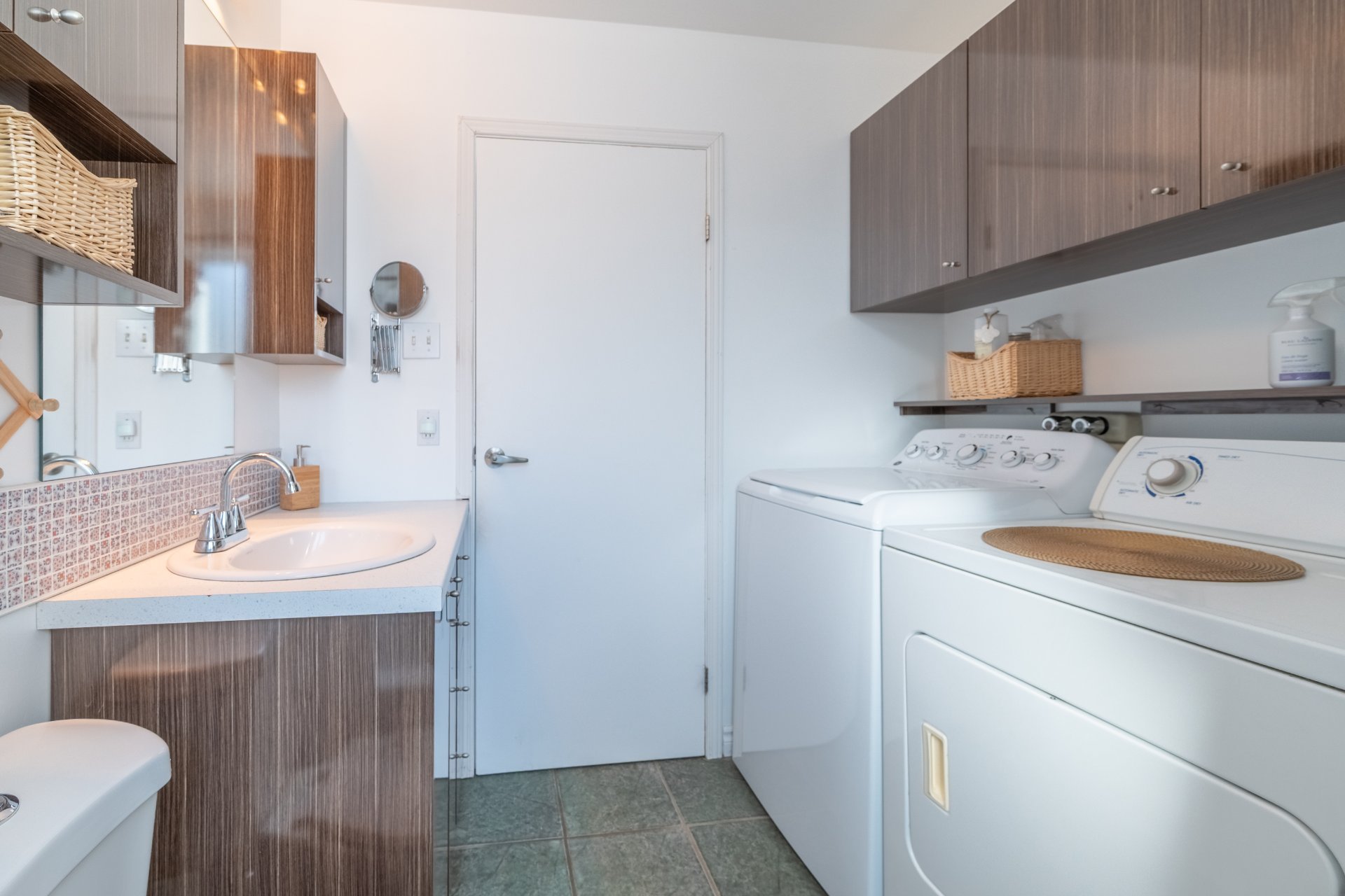 Installation laveuse-sécheuse