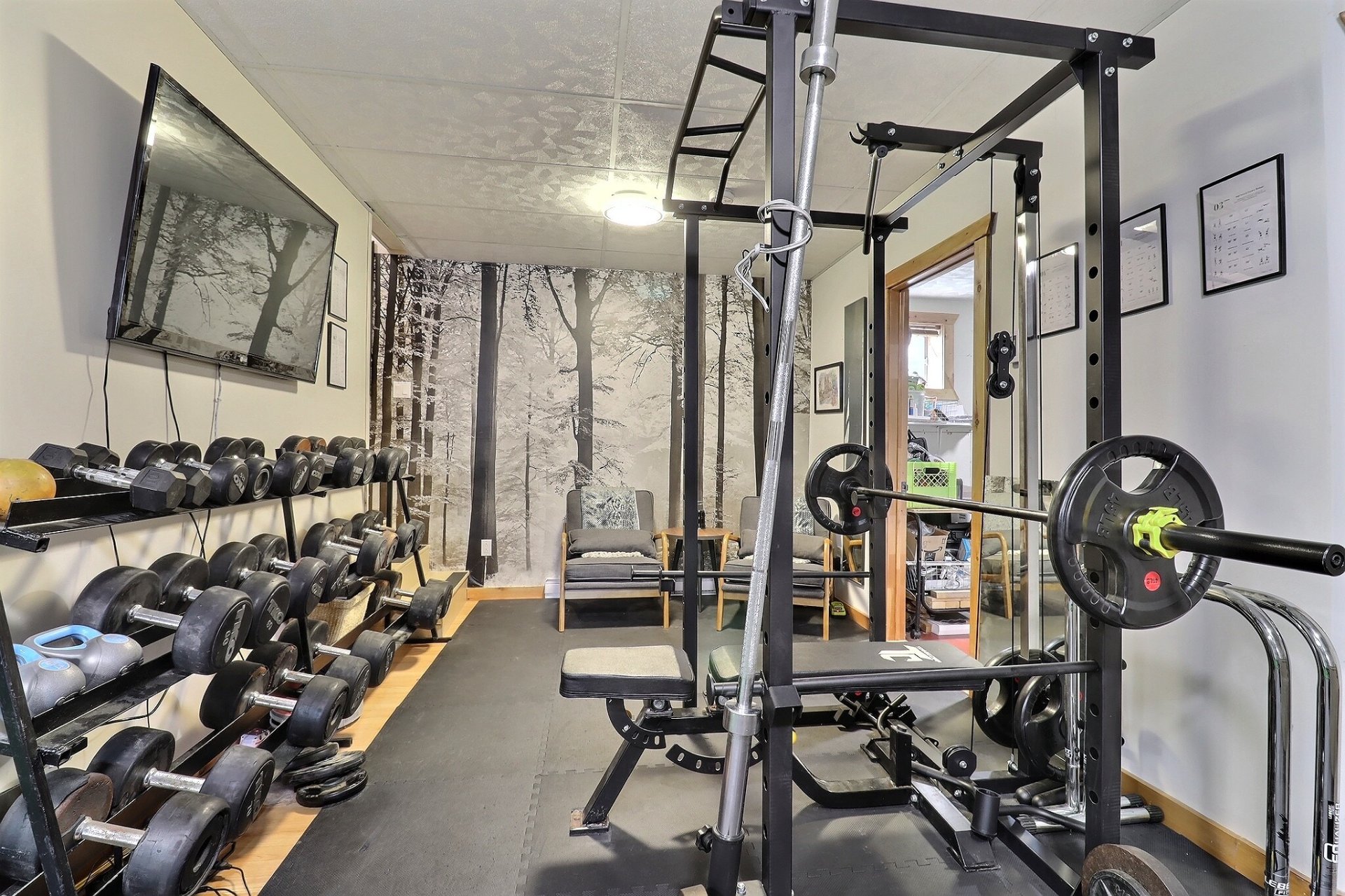 Salle d'exercice