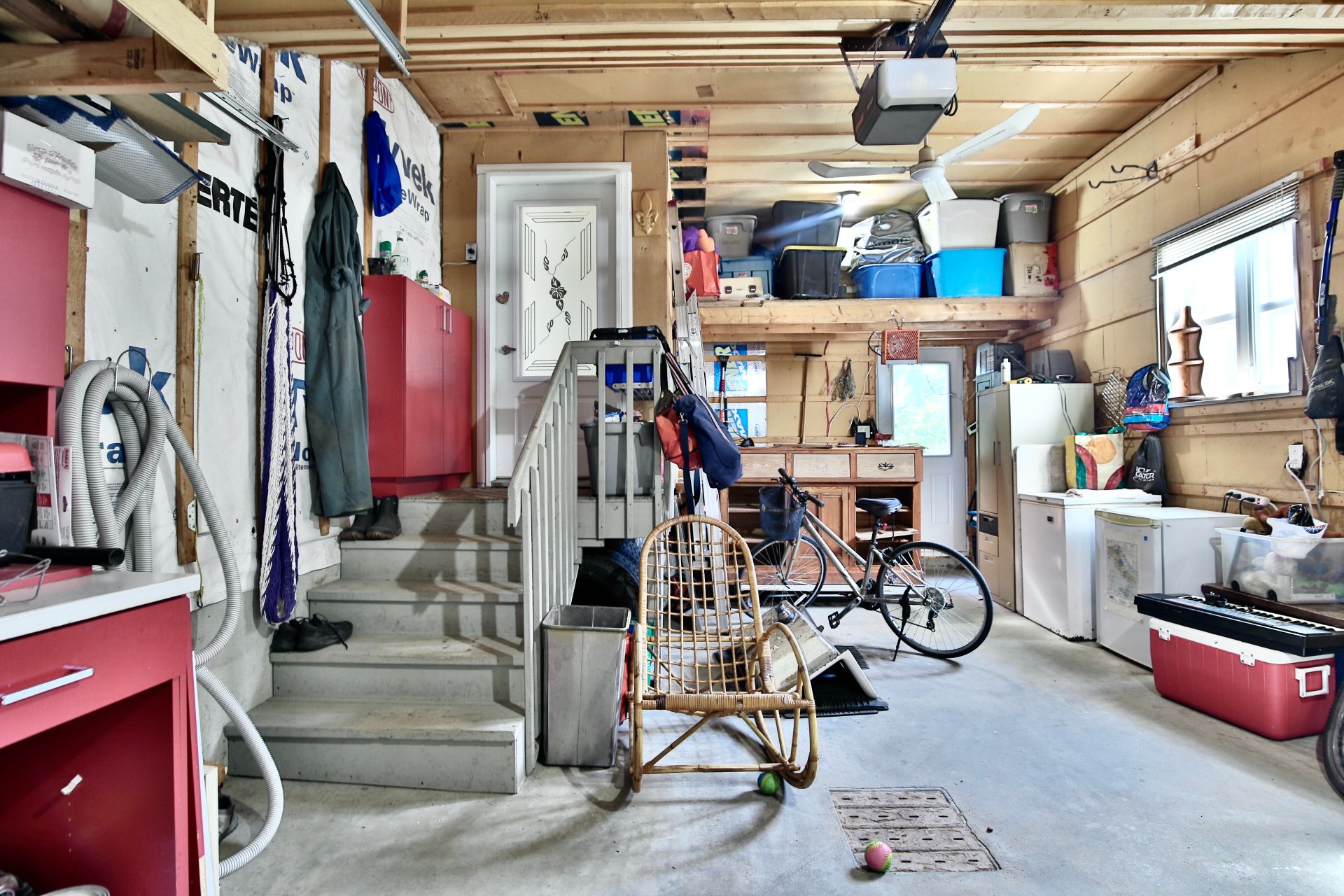 Intérieur du garage