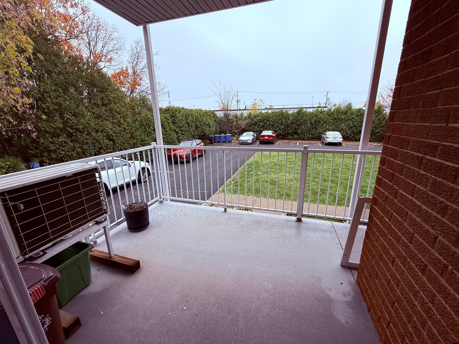 Large patio for exclusive use