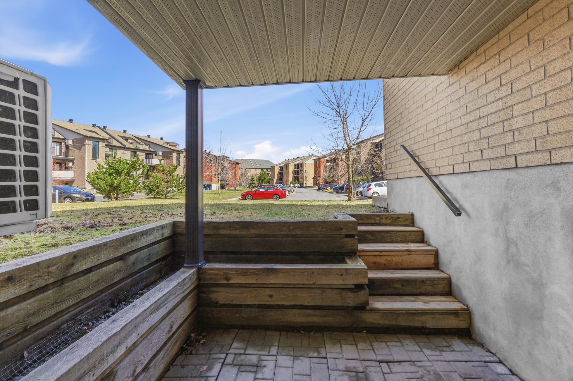 Backyard terrace