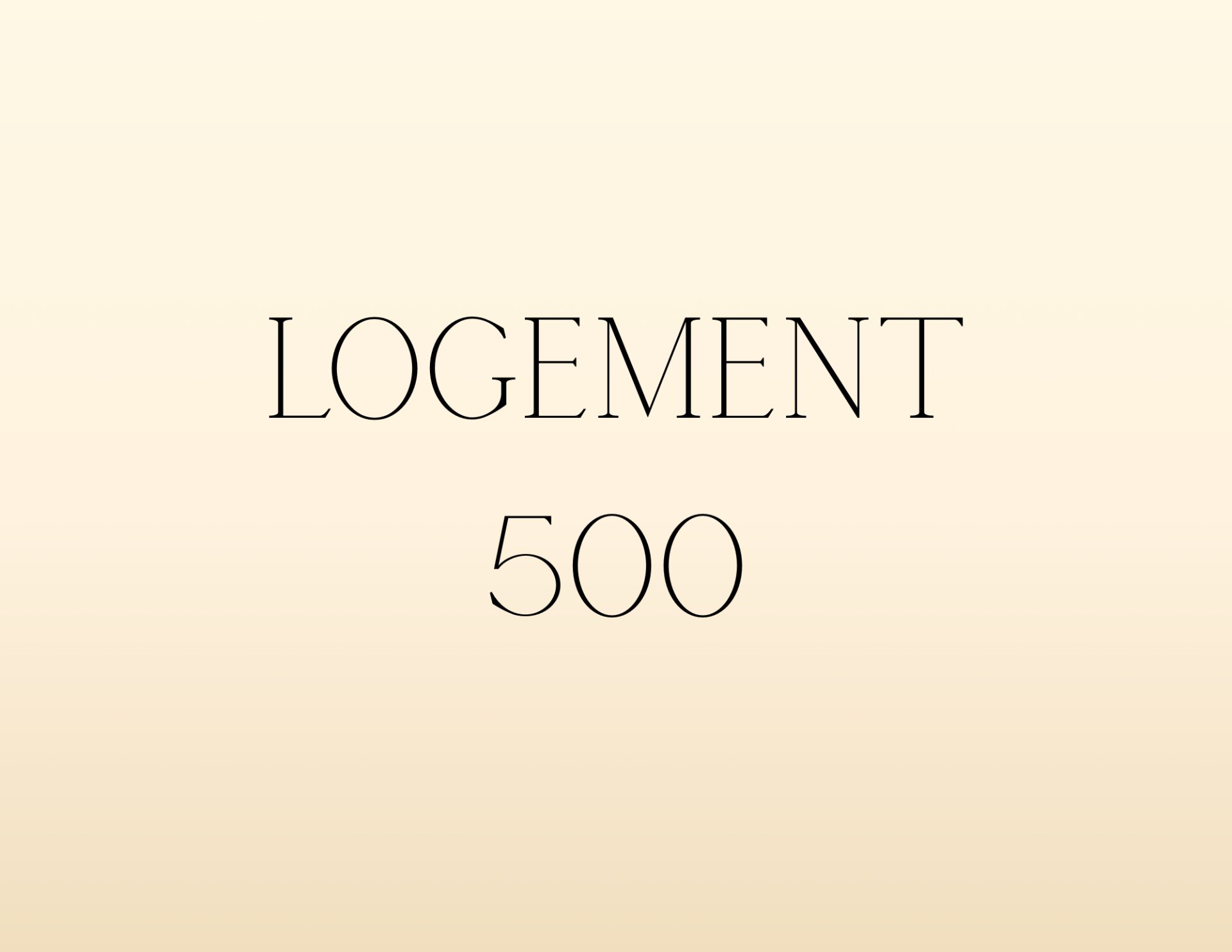 Logement