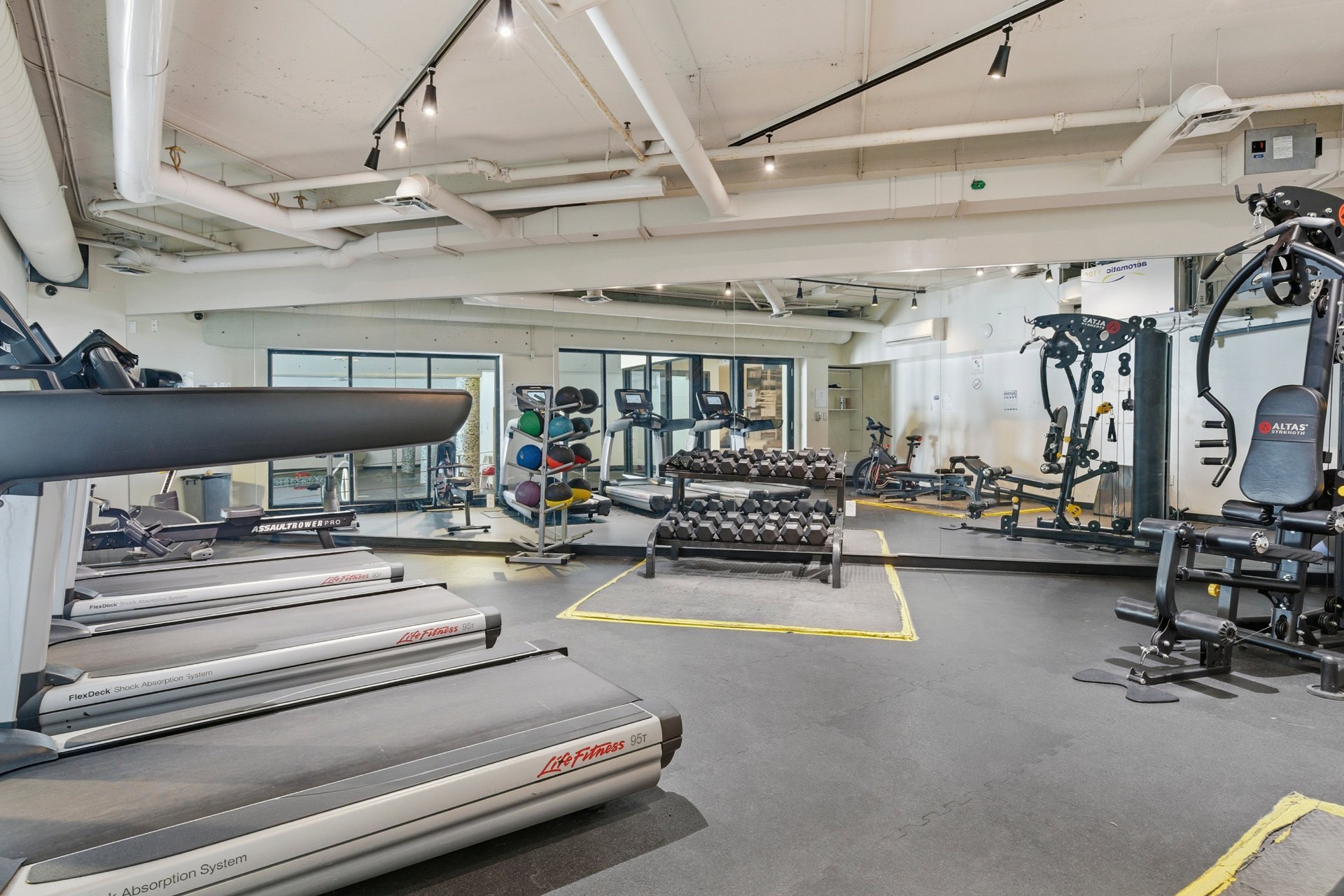 Salle d'exercice