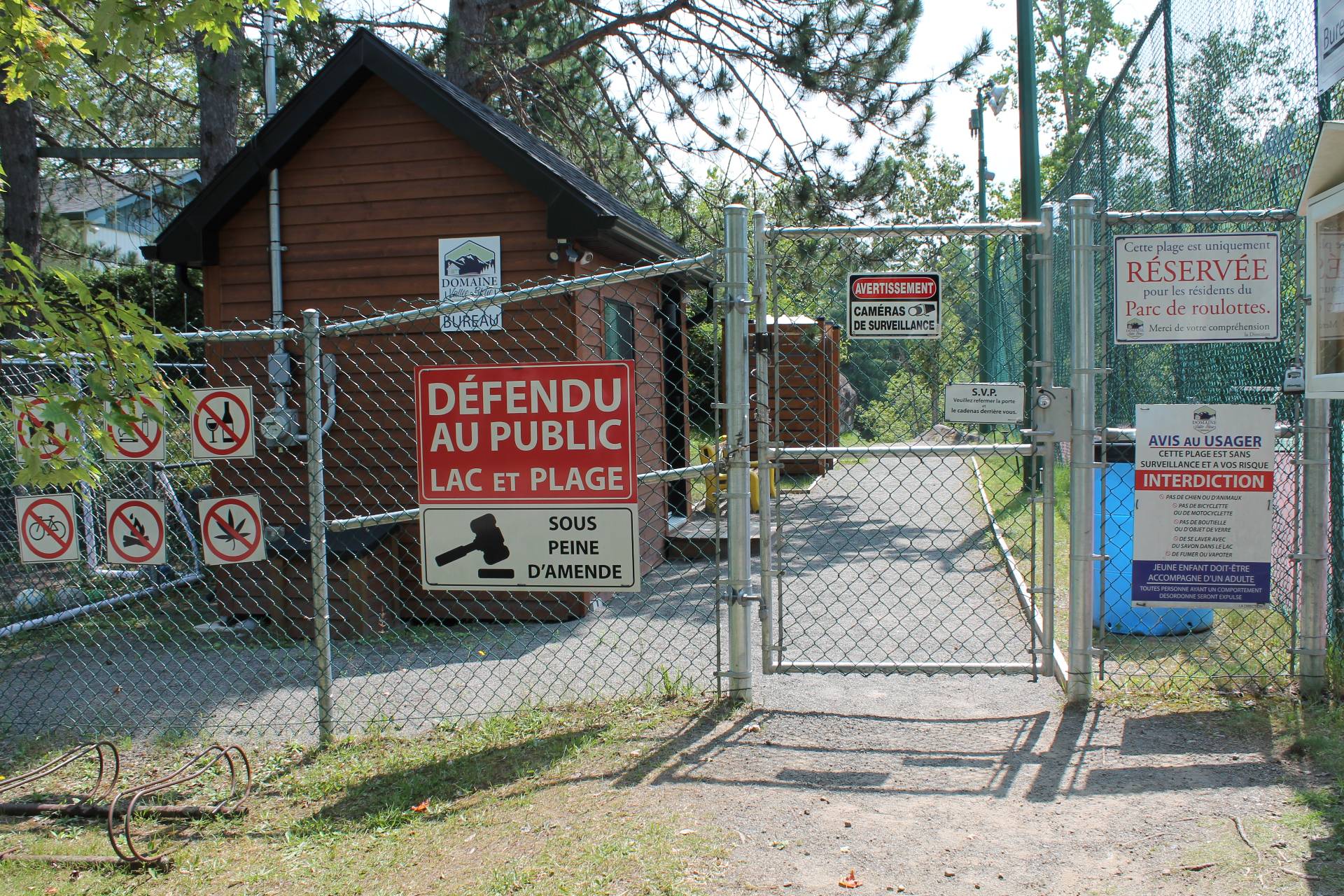 Access to a body of water