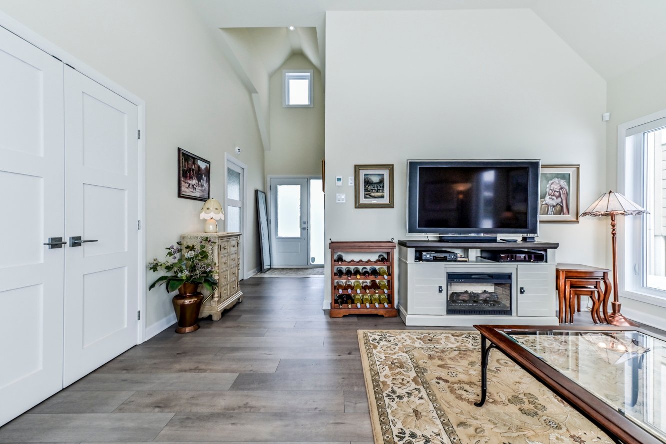 Plafond en hauteur, bel effet de grandeur